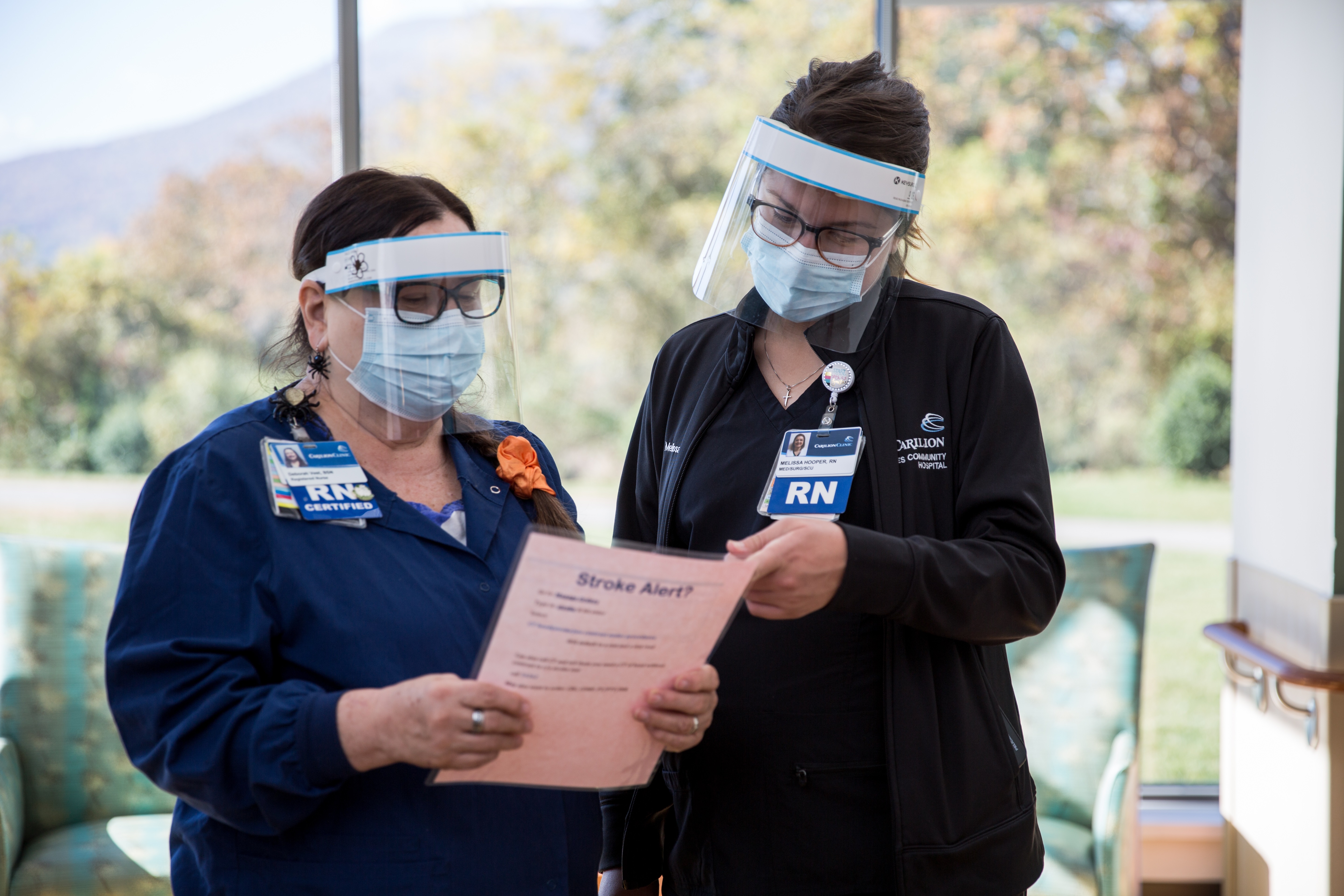 Nurses in PPE