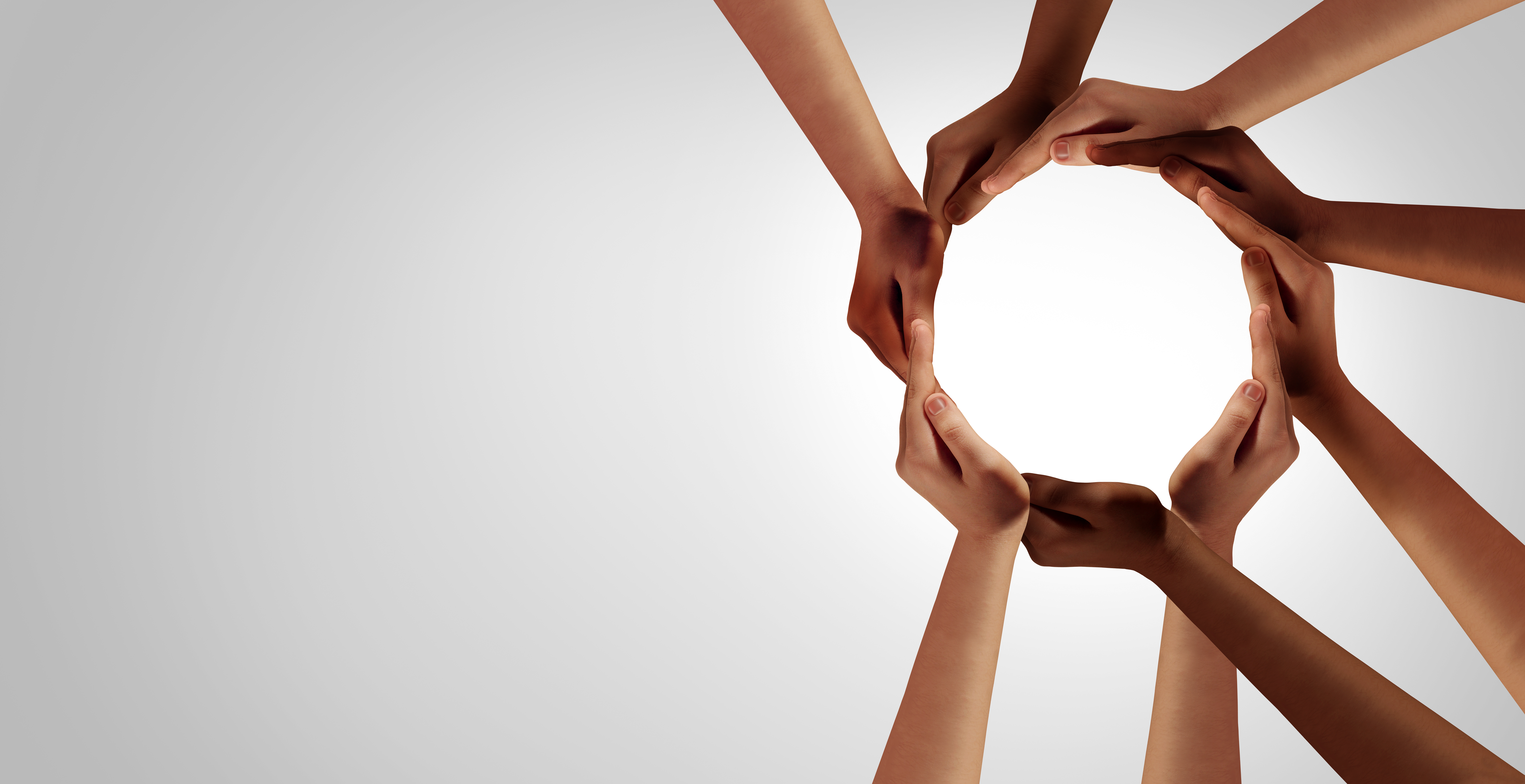 DE&I hands circle