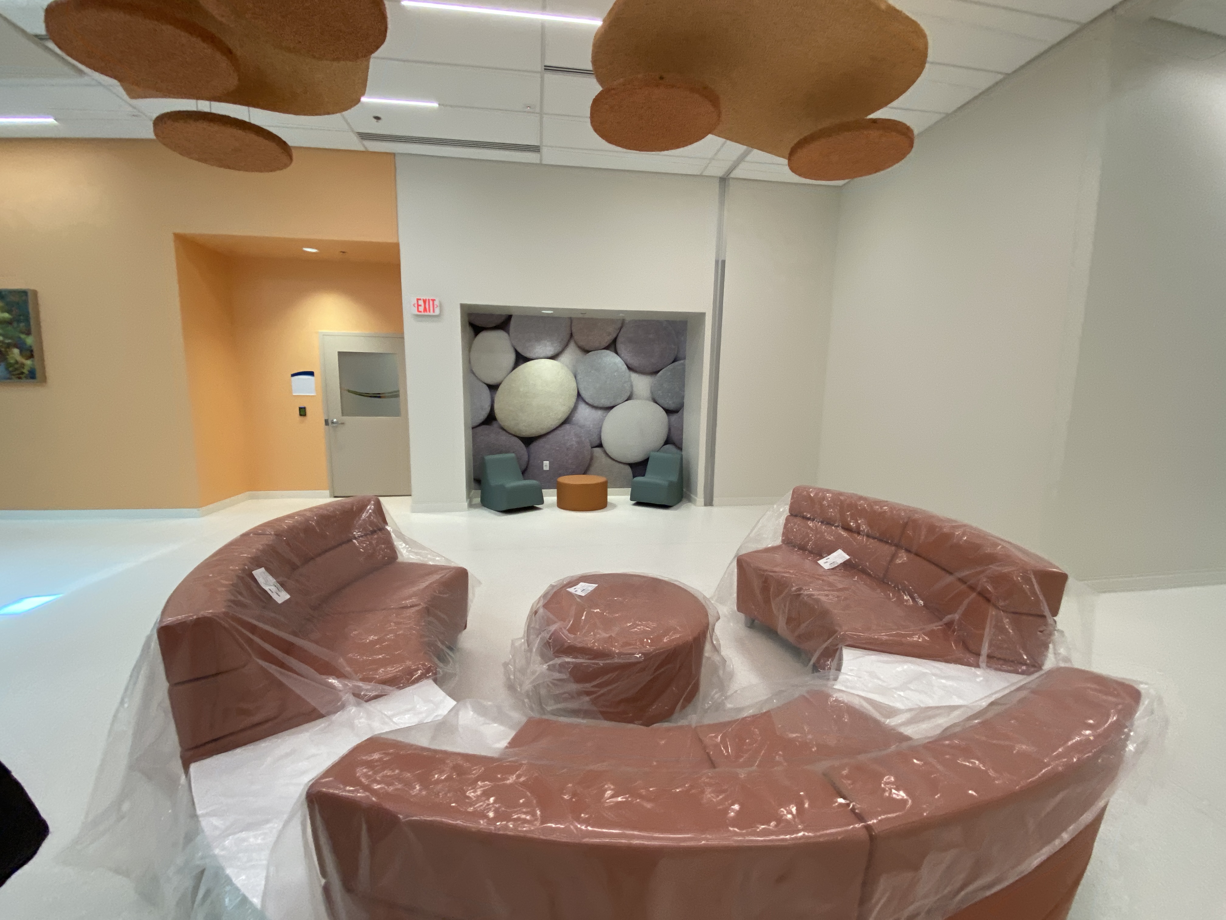Waiting area, August 2021