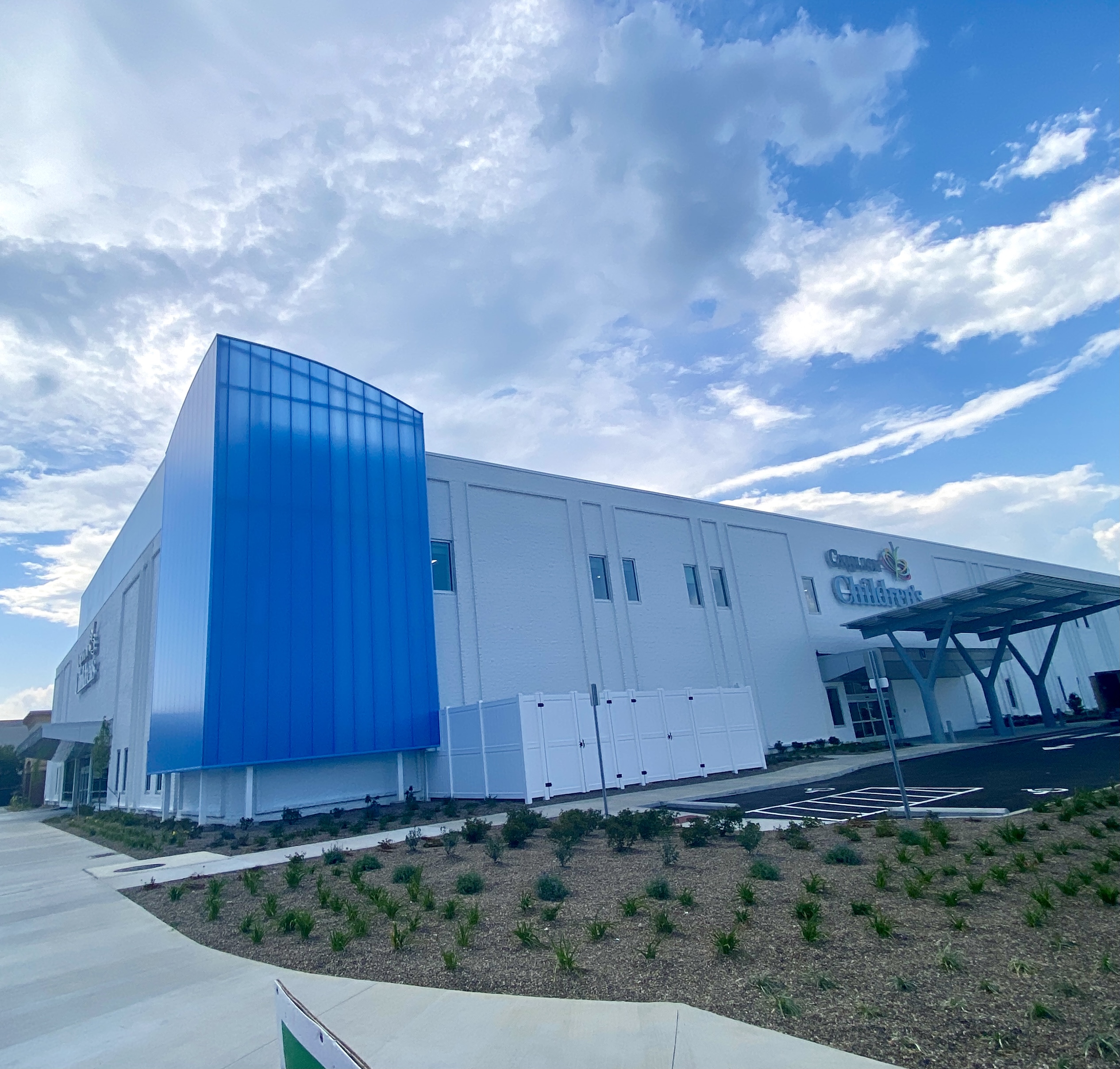 Main entrance, August 2021