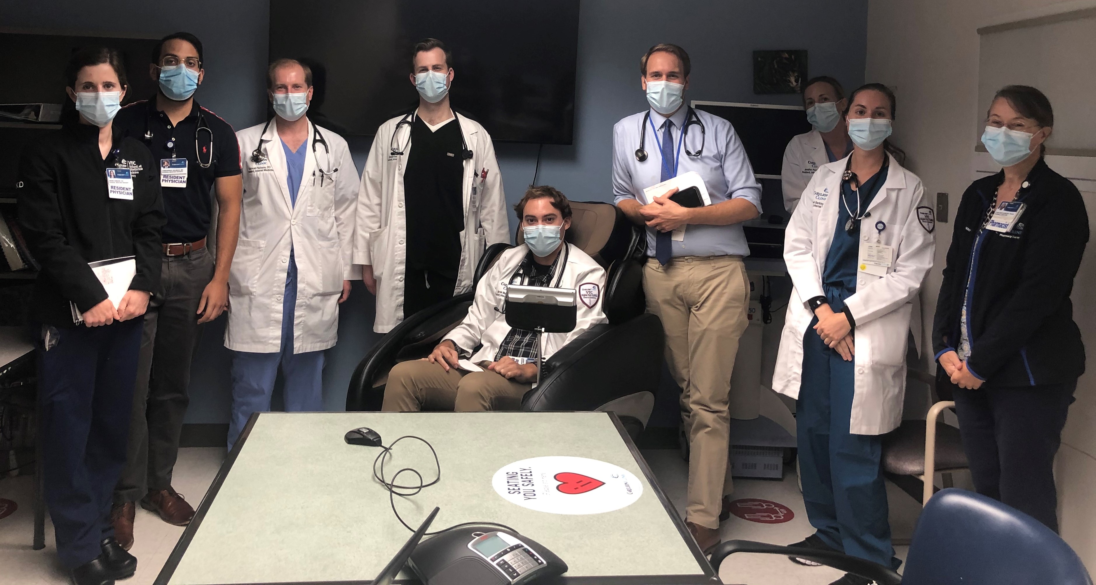 Internal Medicine residents and faculty