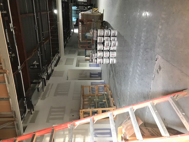 Main hallway, July 2021