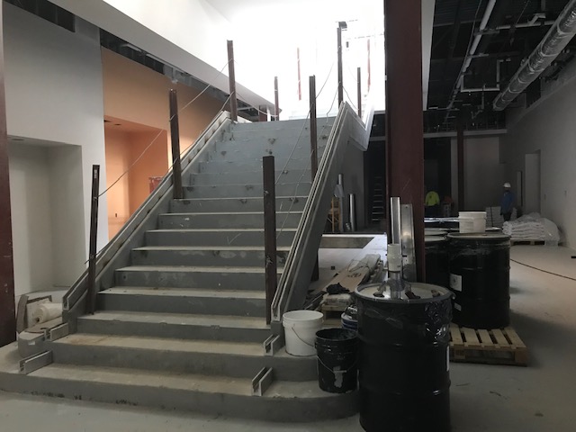 Main stairwell, July 2021