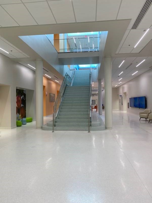 Main stairwell, September 2021