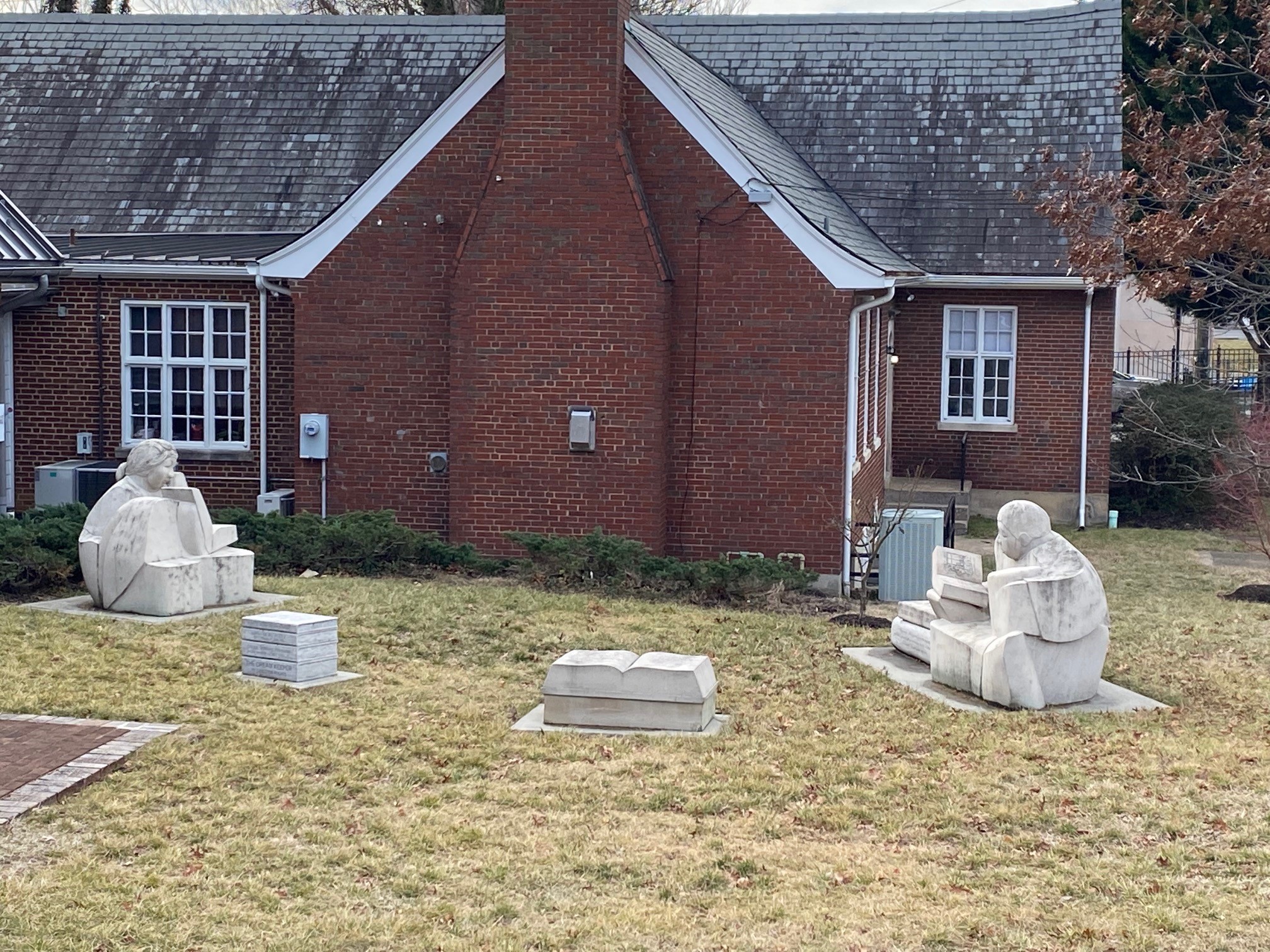 Gainsboro Library statues