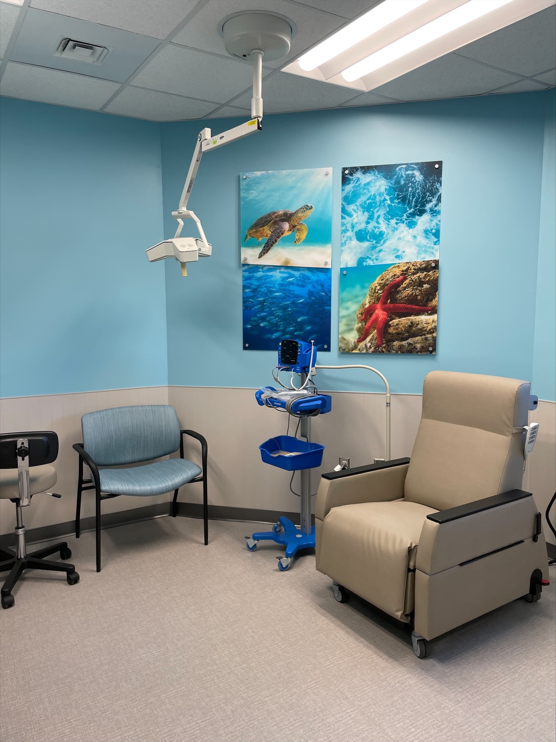 Dental exam room