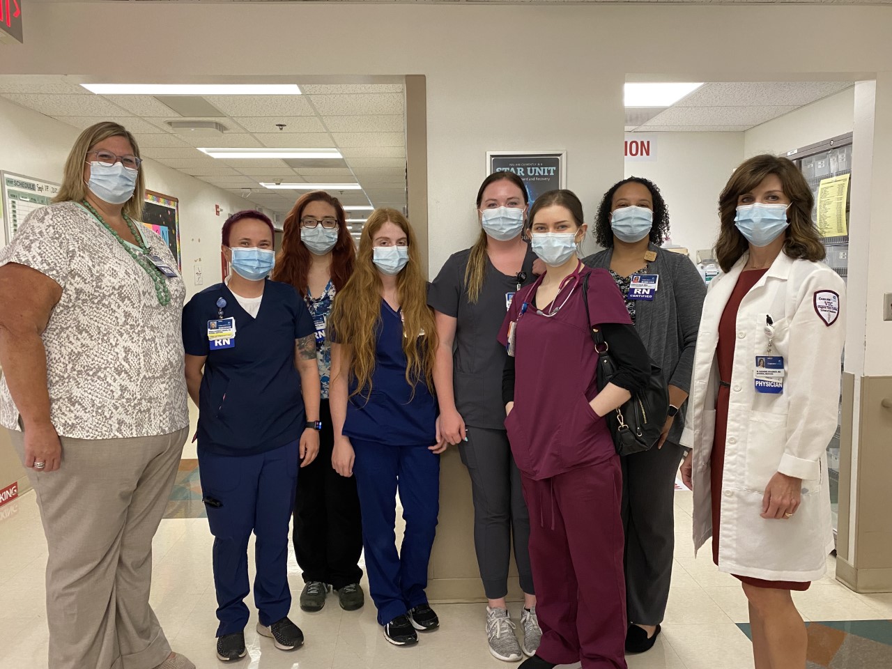 Emily Downey, R.N., 9MTN PCU – CRMH