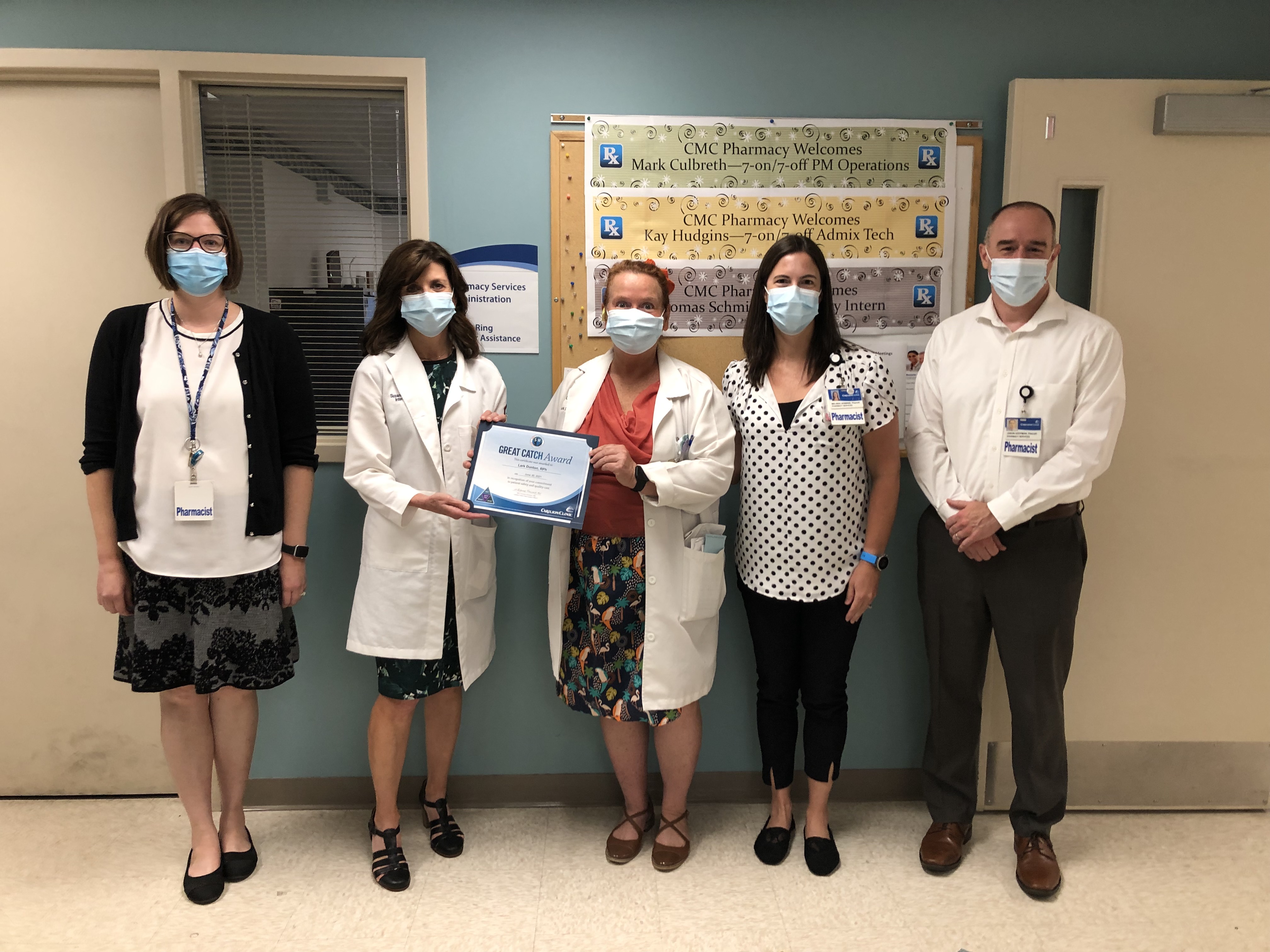 Lark Dunton, pharmacist, Pharmacy – CRMH