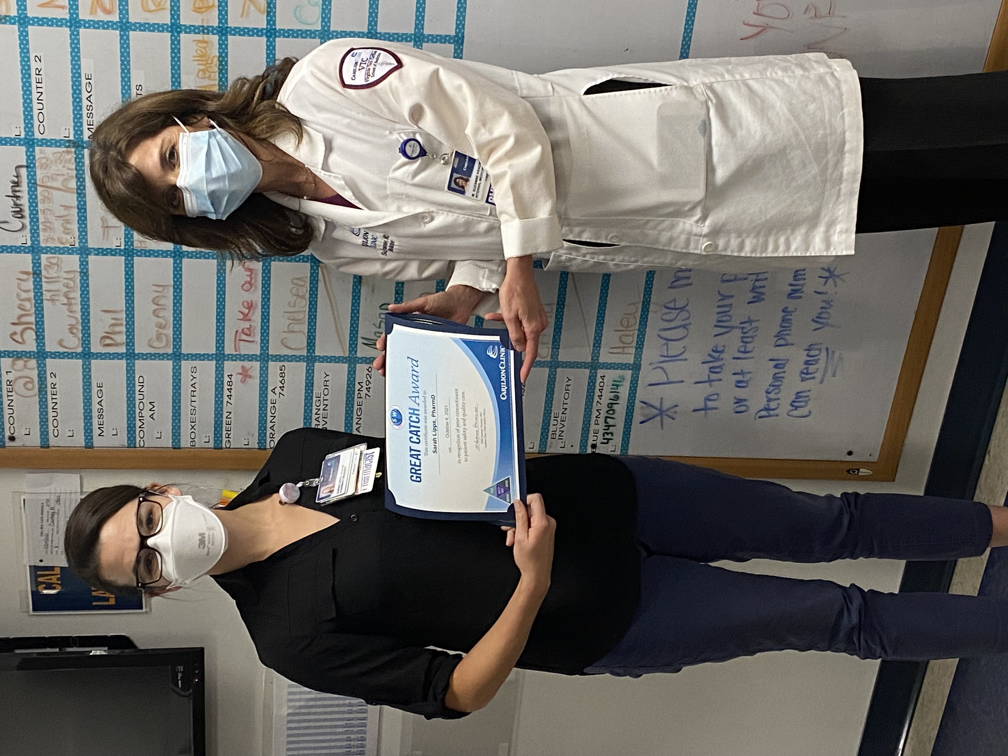 Sarah Lipps, pharmacy resident, Pharmacy – CRMH