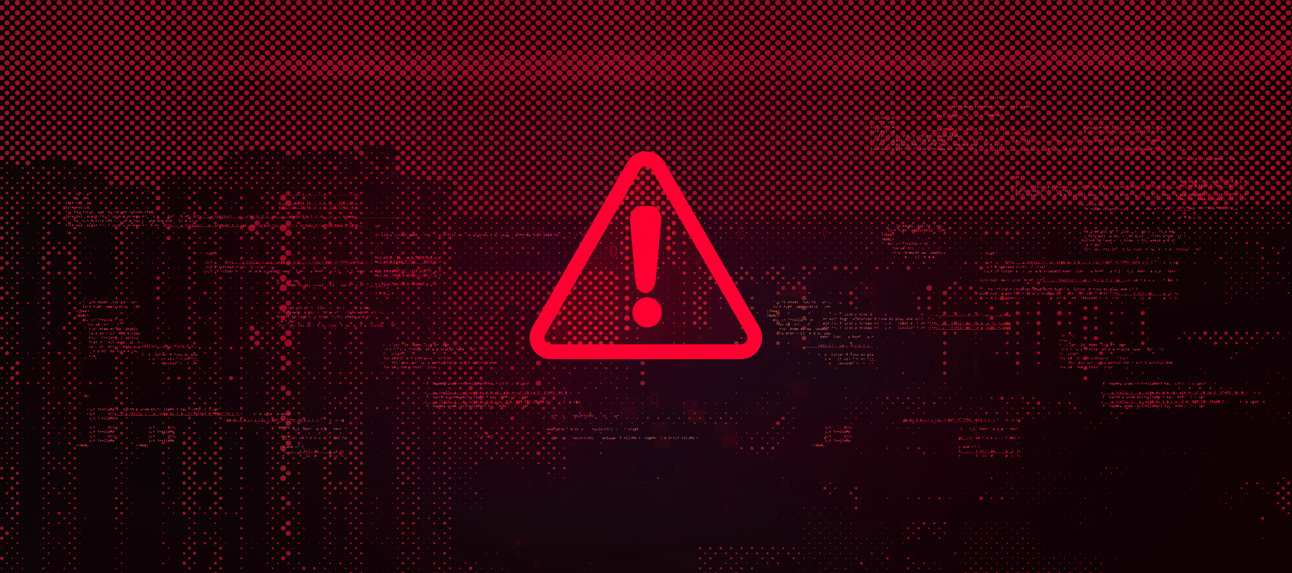 alert sign on black background
