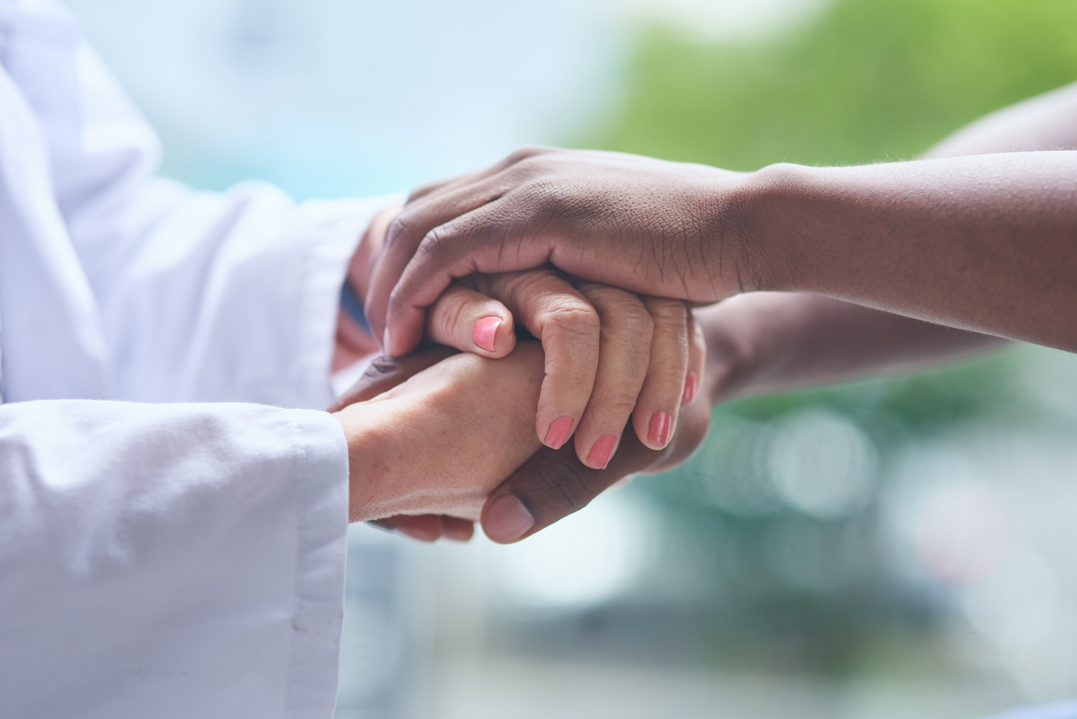 People holding hands