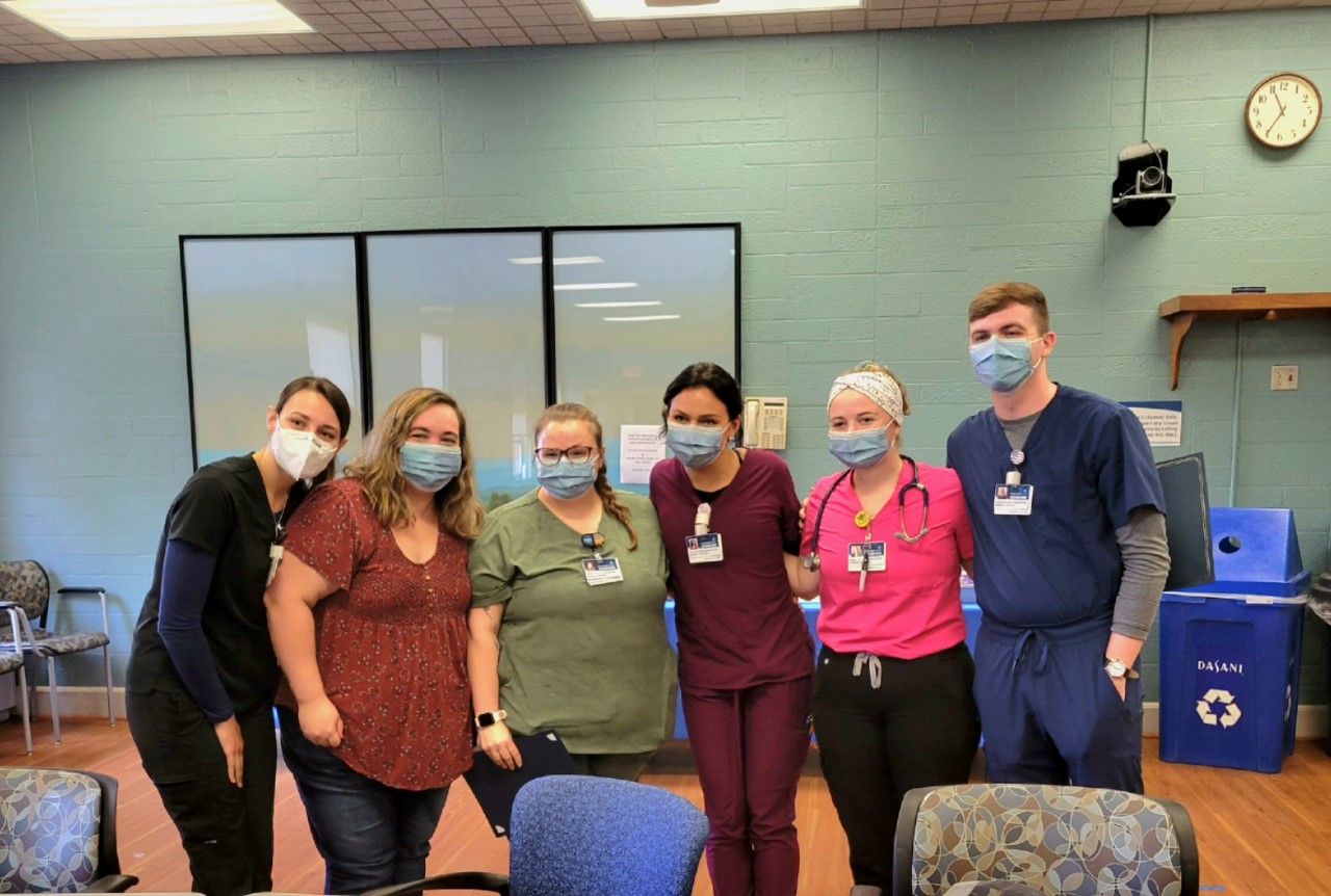Group shot of extern grads