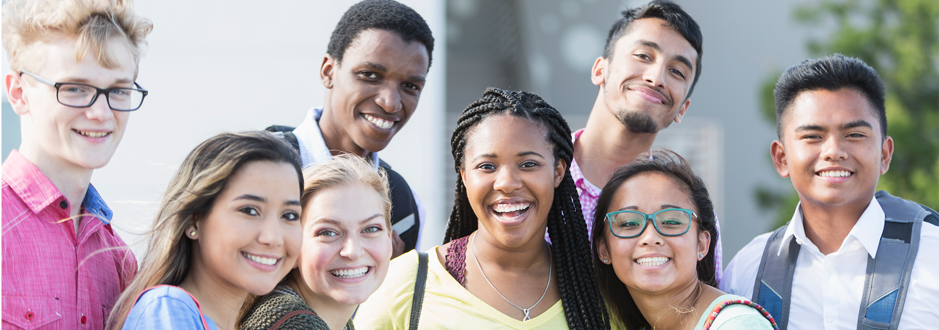 young adults in a group