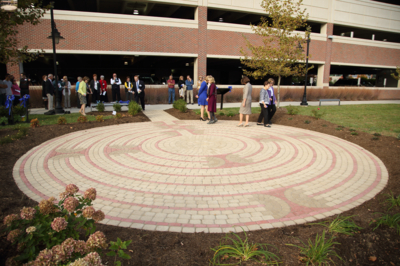 Grand opening of the Carilion Walking Labyrinth.