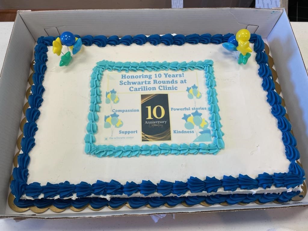 10th Anniversary Schwartz Rounds Cake