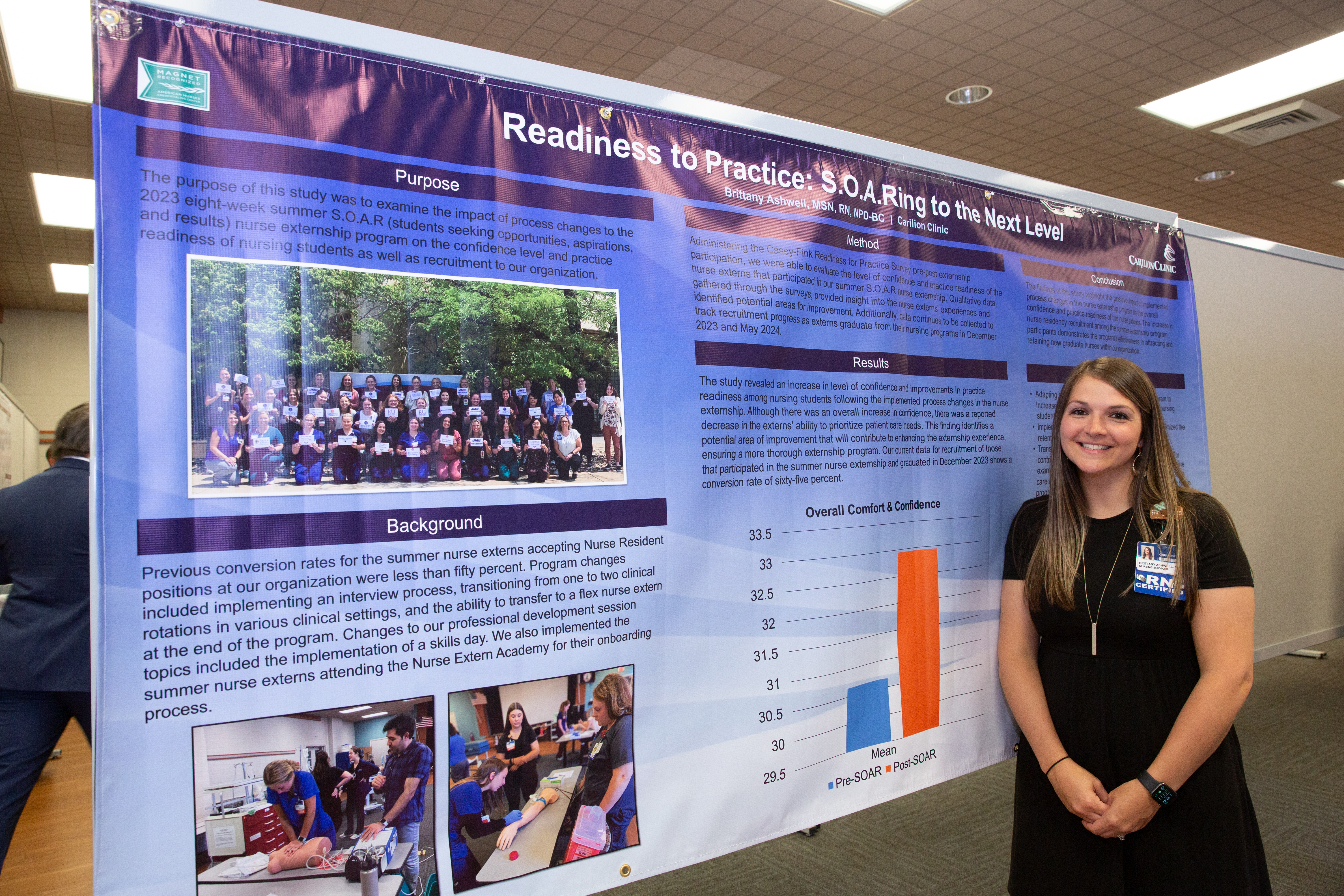 Brittany Ashwell of nursing services