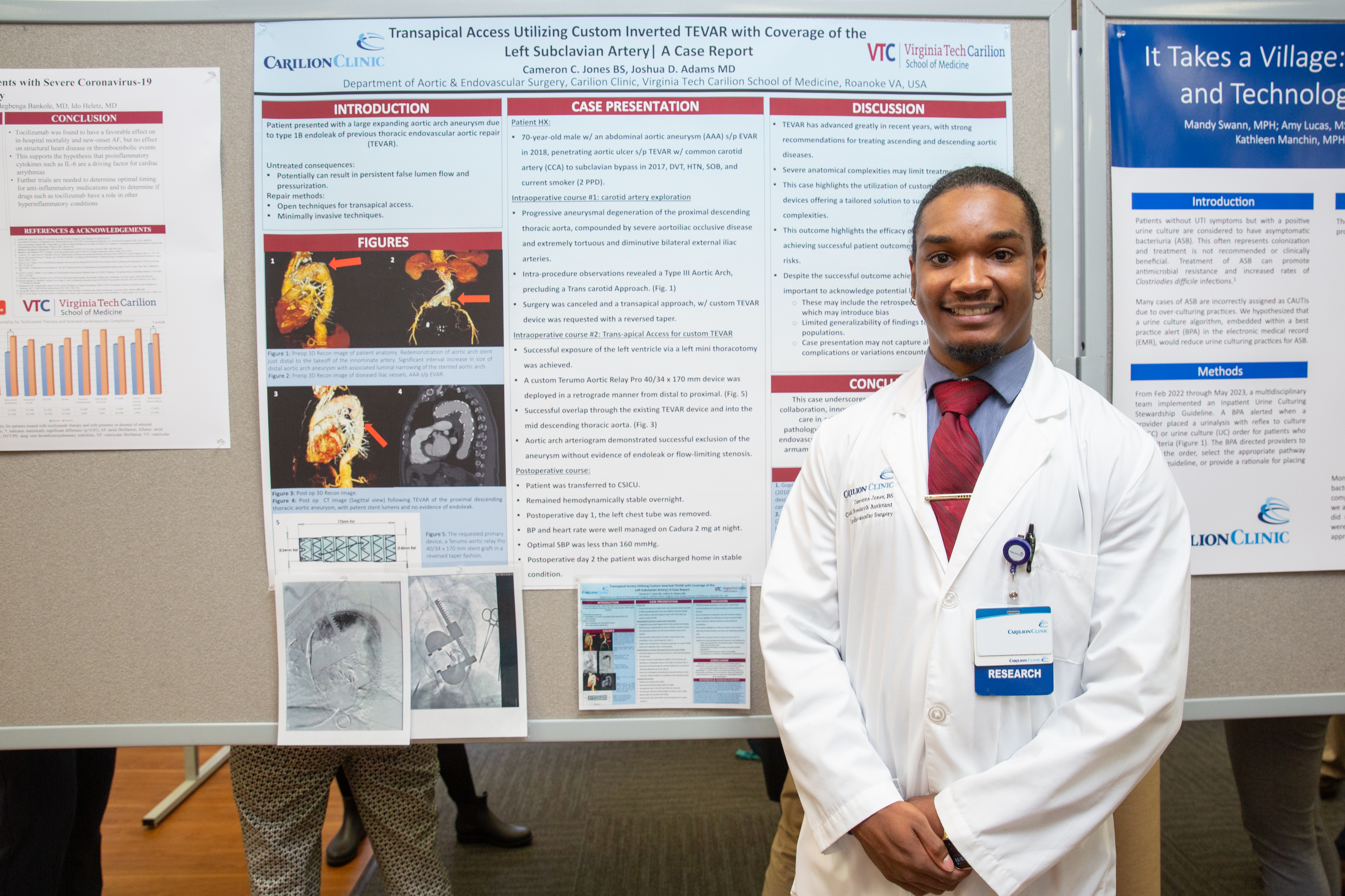 Cameron Jones, clinical research assistant in cardiovascular surgery