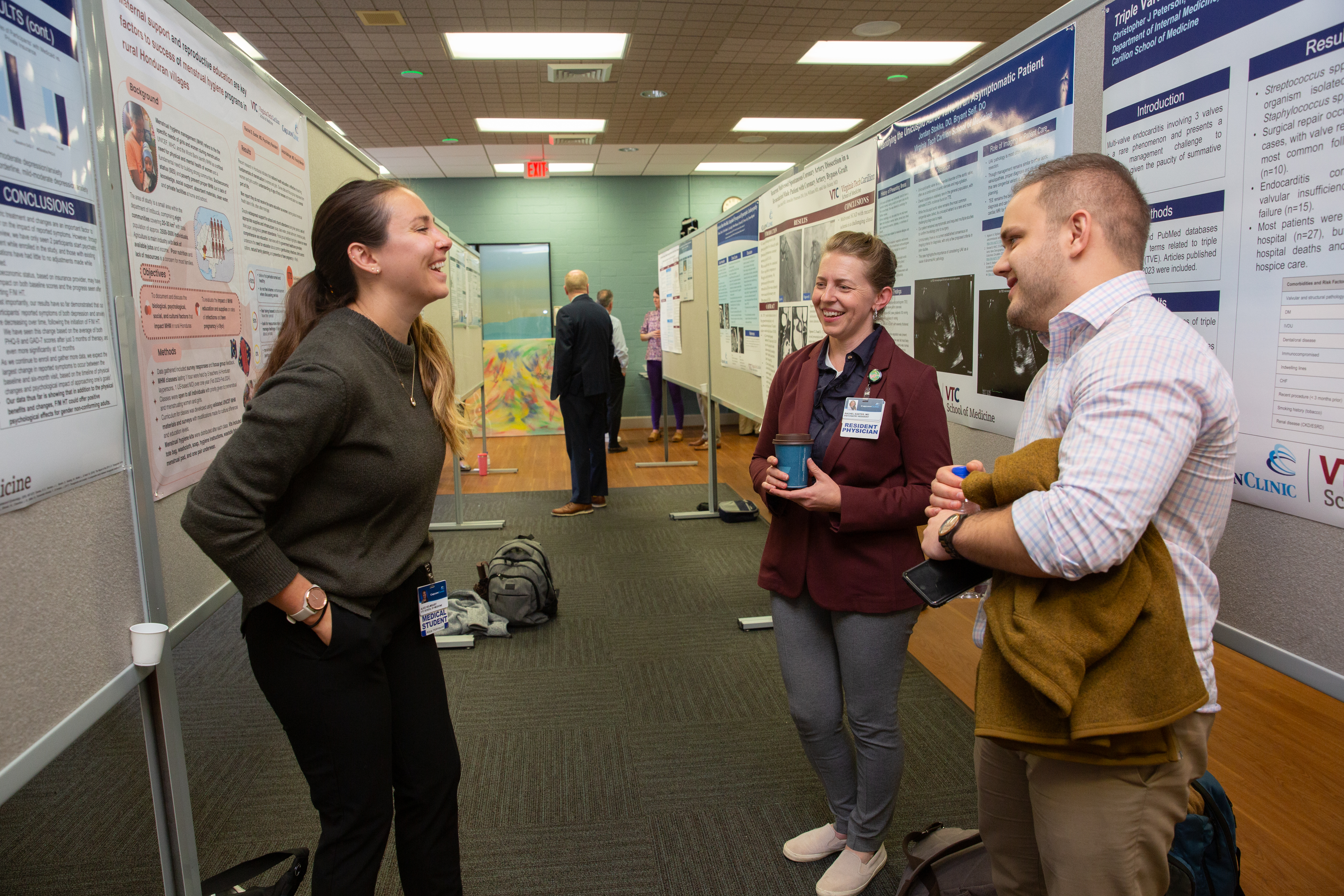 Alice Holmquist, Virginia Tech Carilion School of Medicine; Rachel Easter, M.D., resident physician