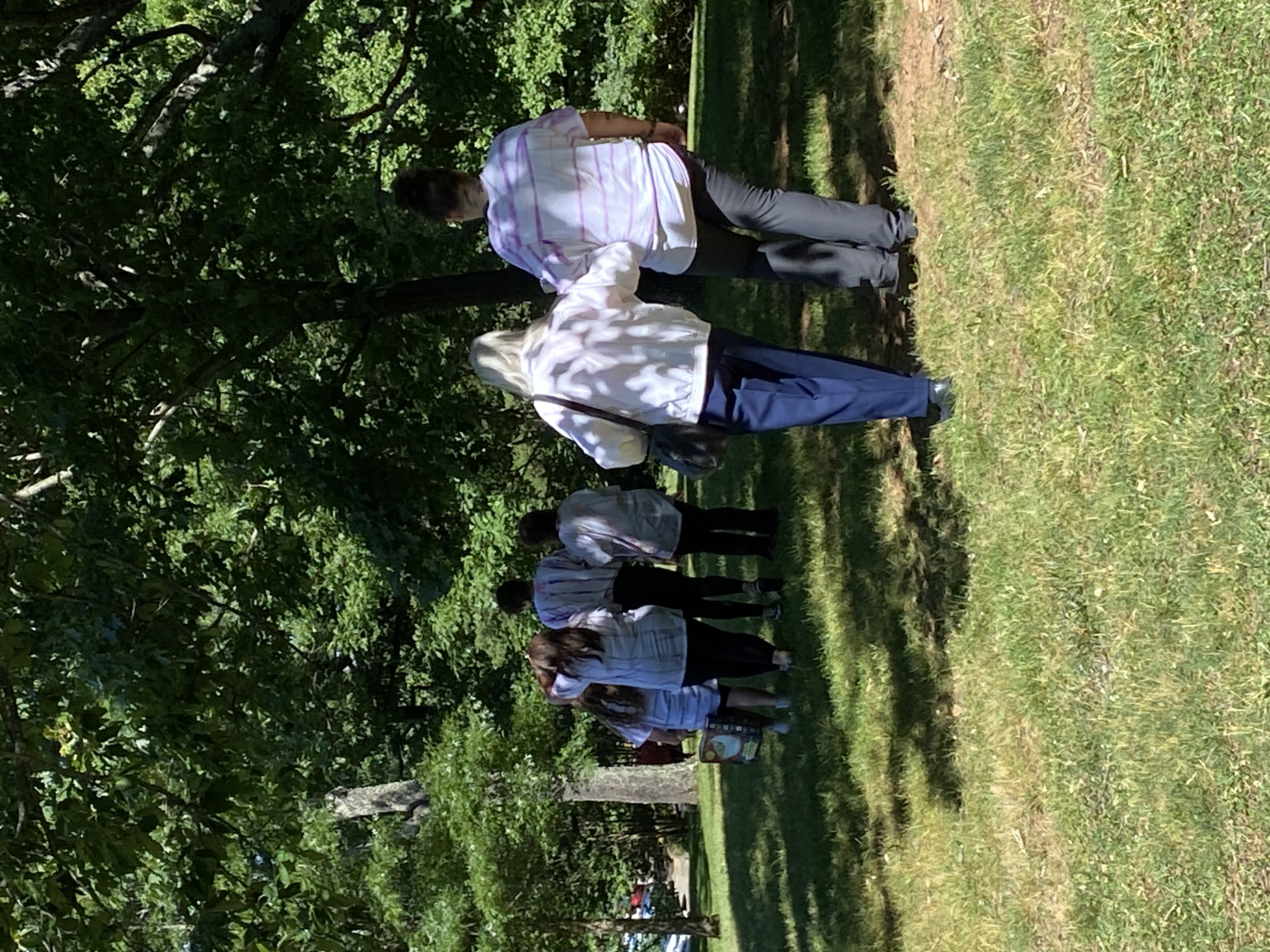 Many families came together at the service