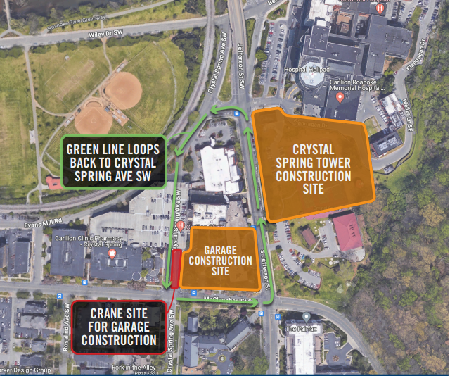 Road Closed Map