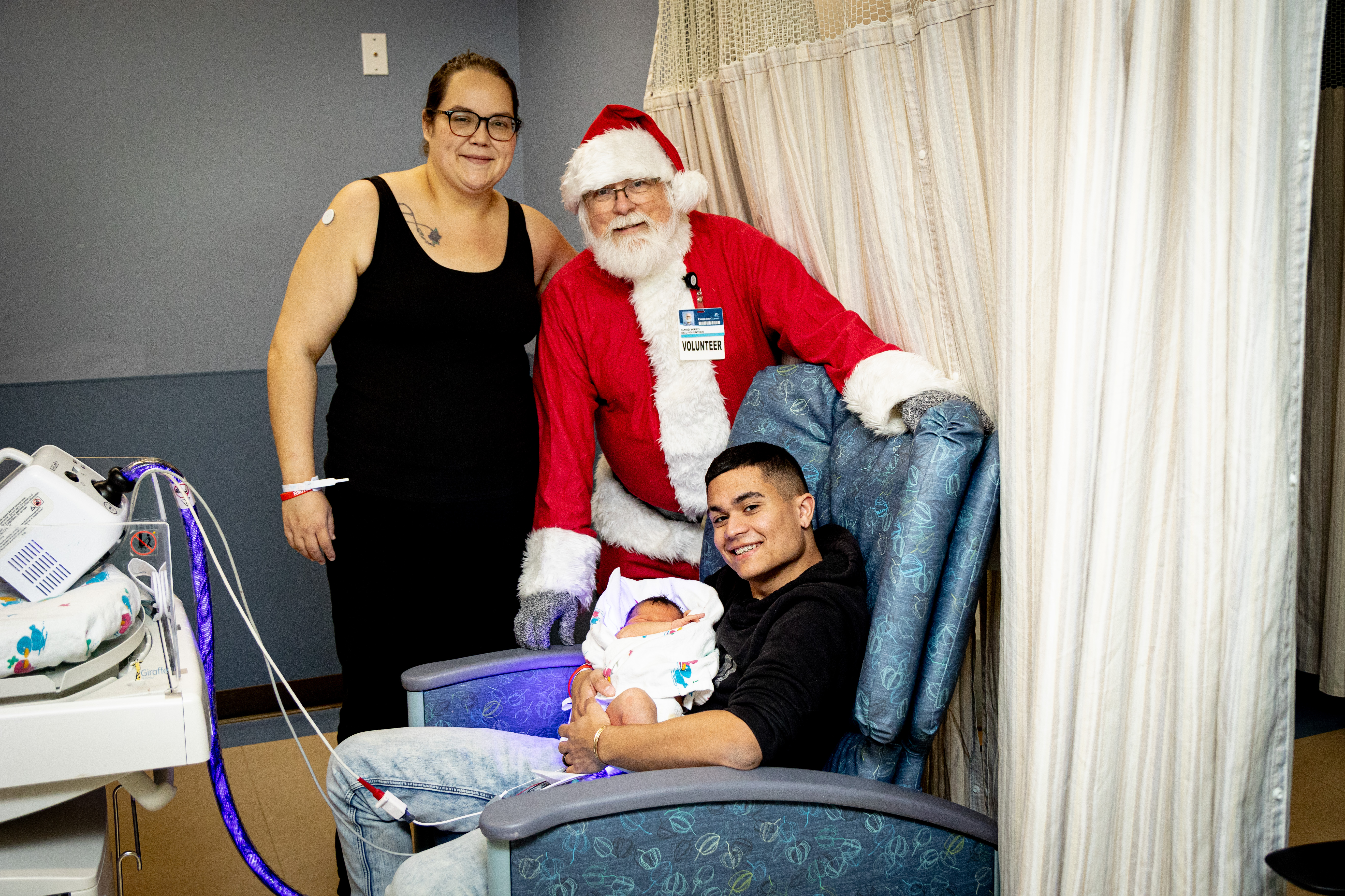 Santa visited the NICU