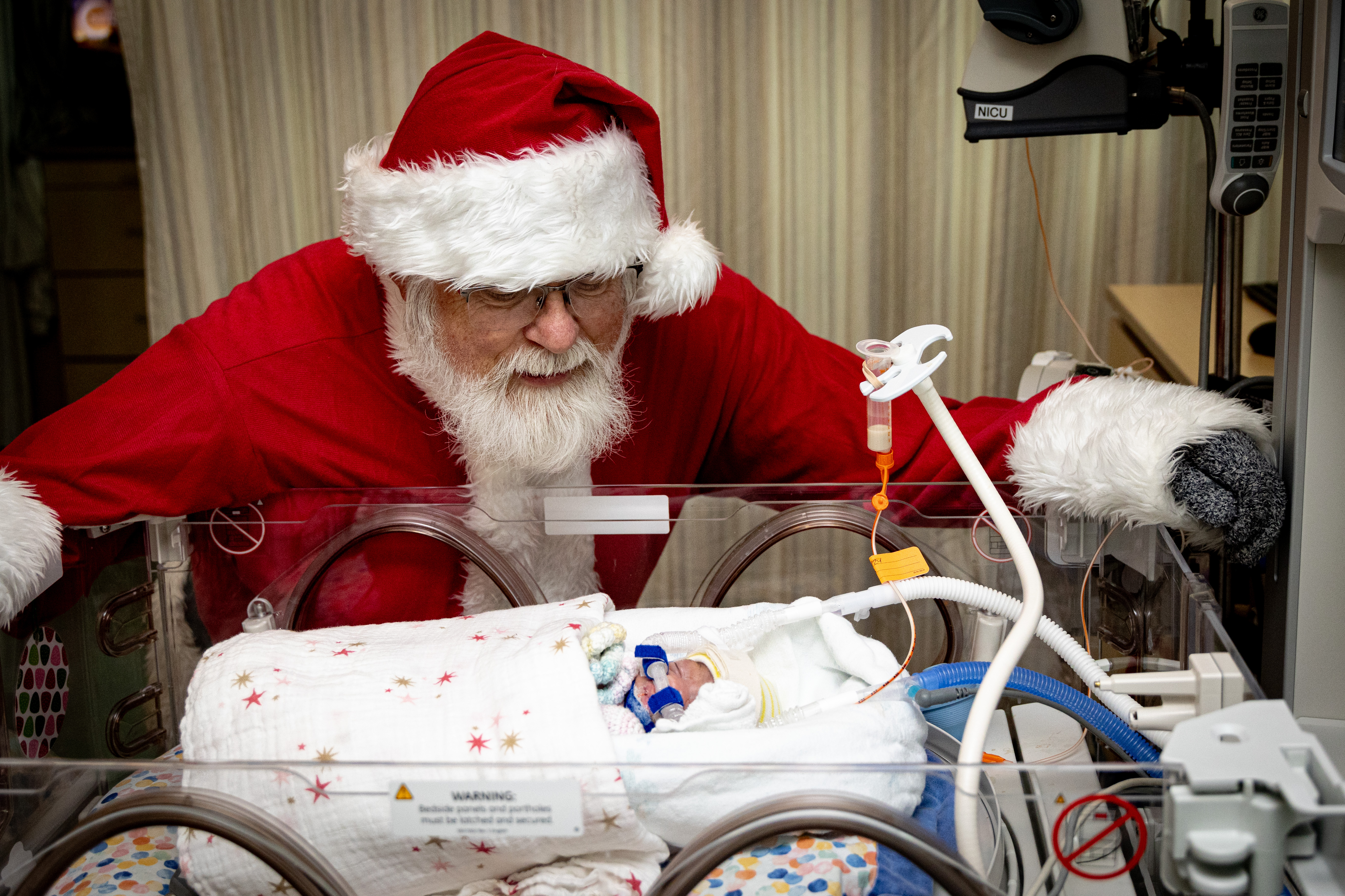 Santa visited the NICU