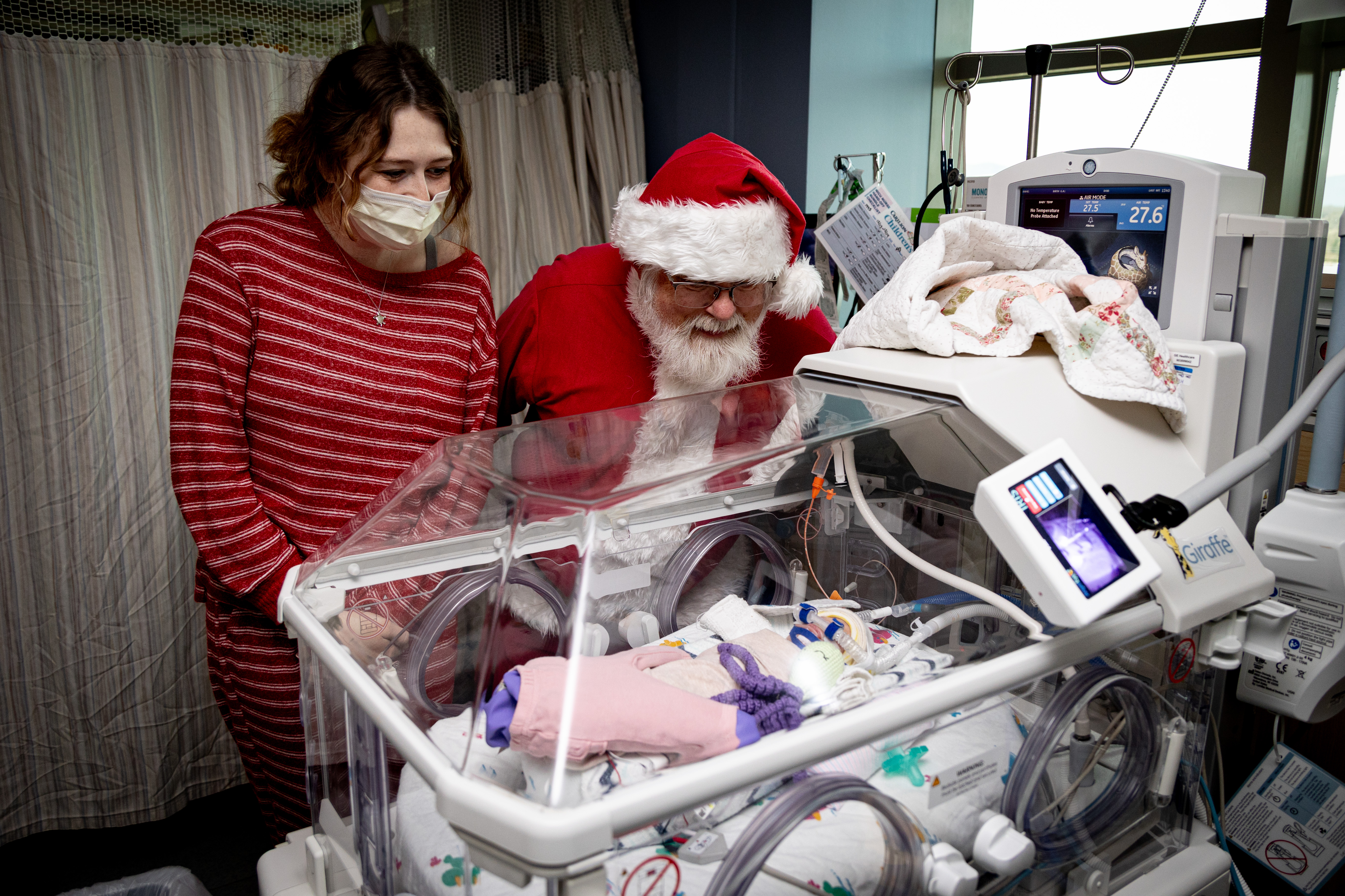 Santa visited the NICU