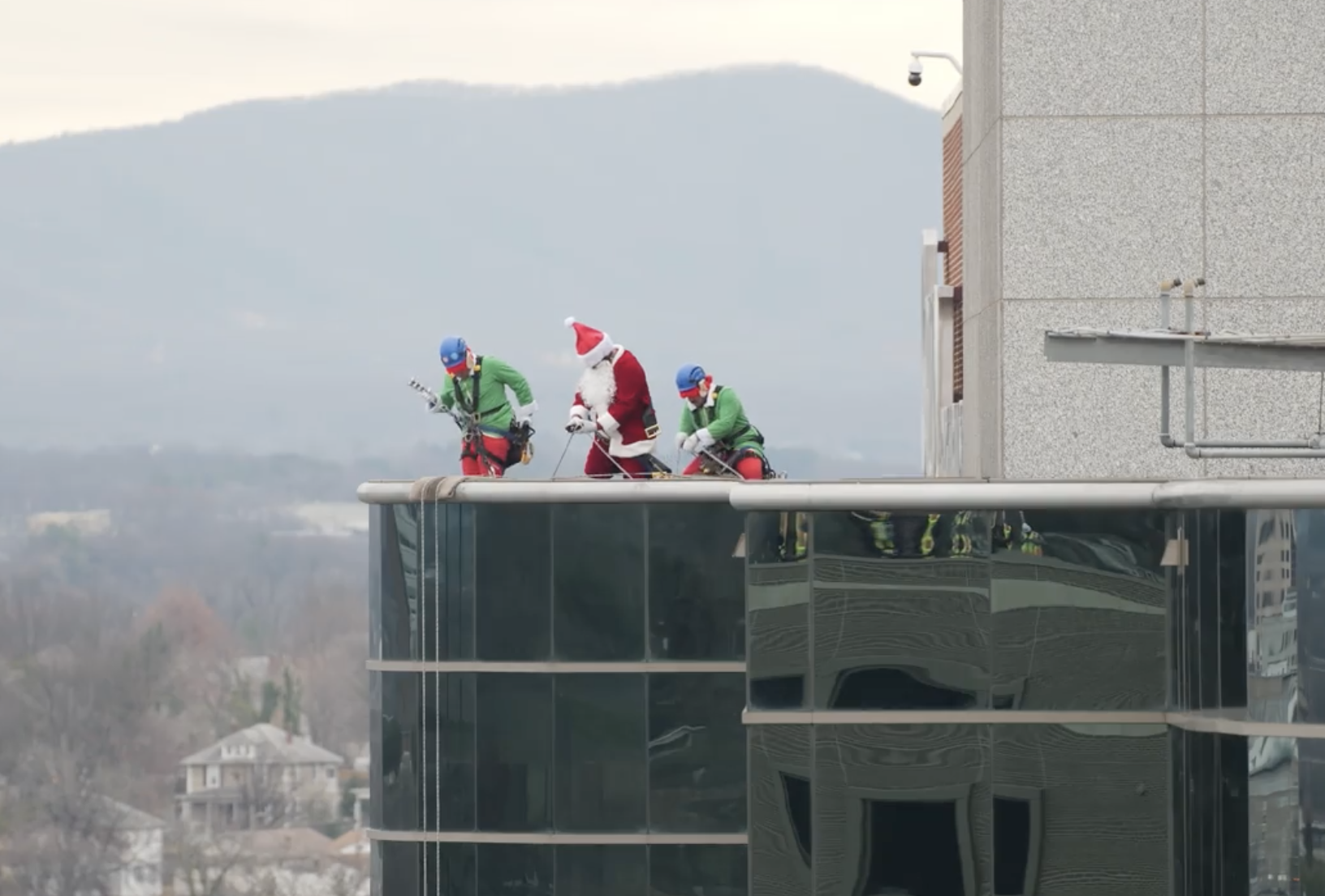 Santa and his elves