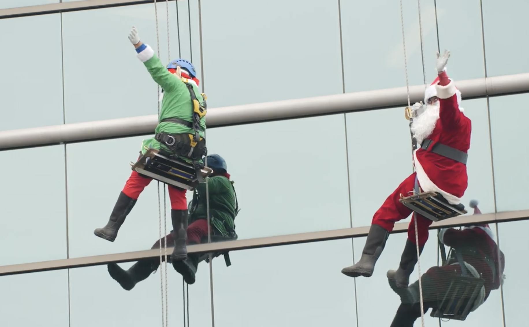Santa and elves at CRMH