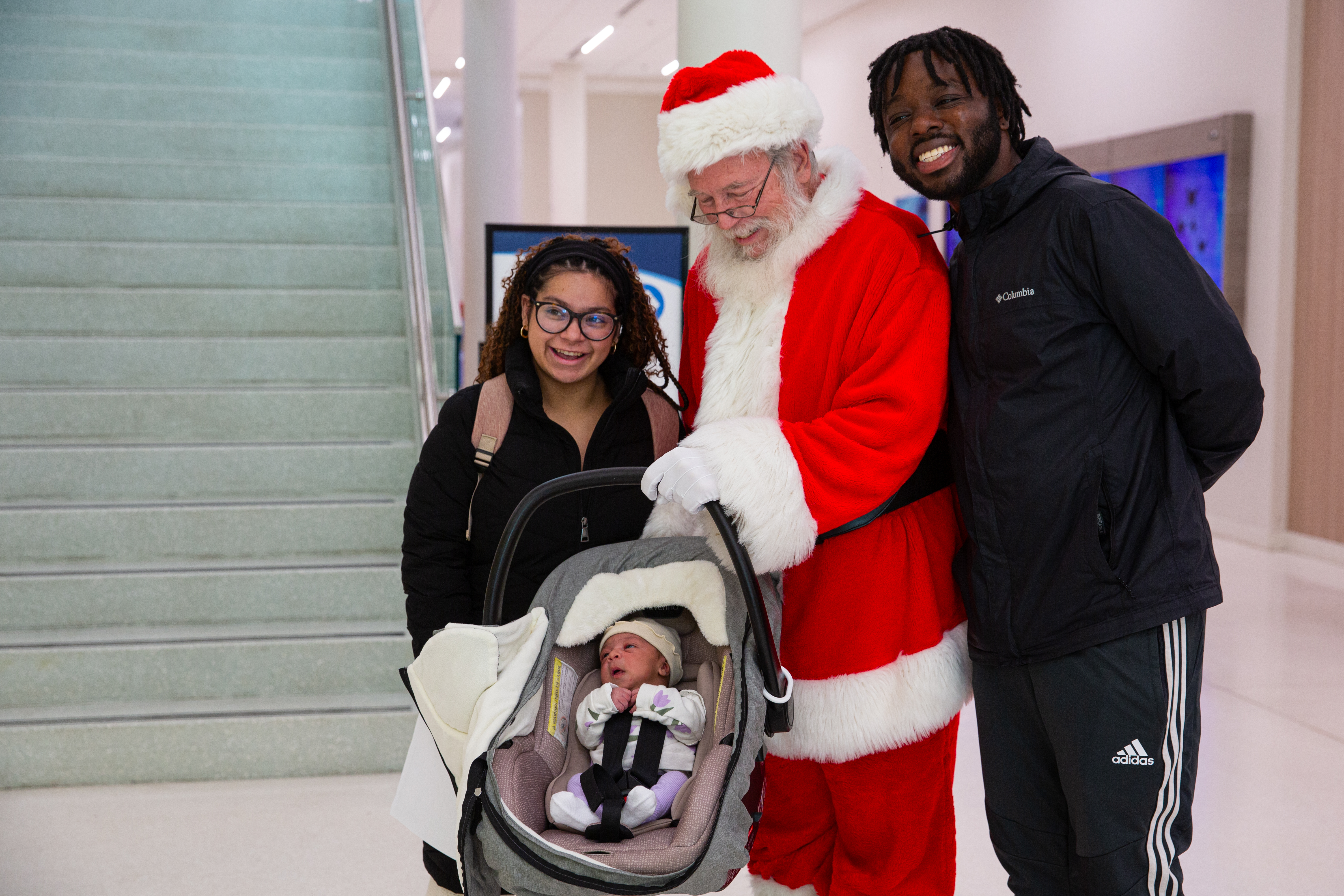 Santa visited Carilion Children's Tanglewood