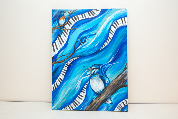 "Rhapsody in Blue", Christina O'Hara, Amateur