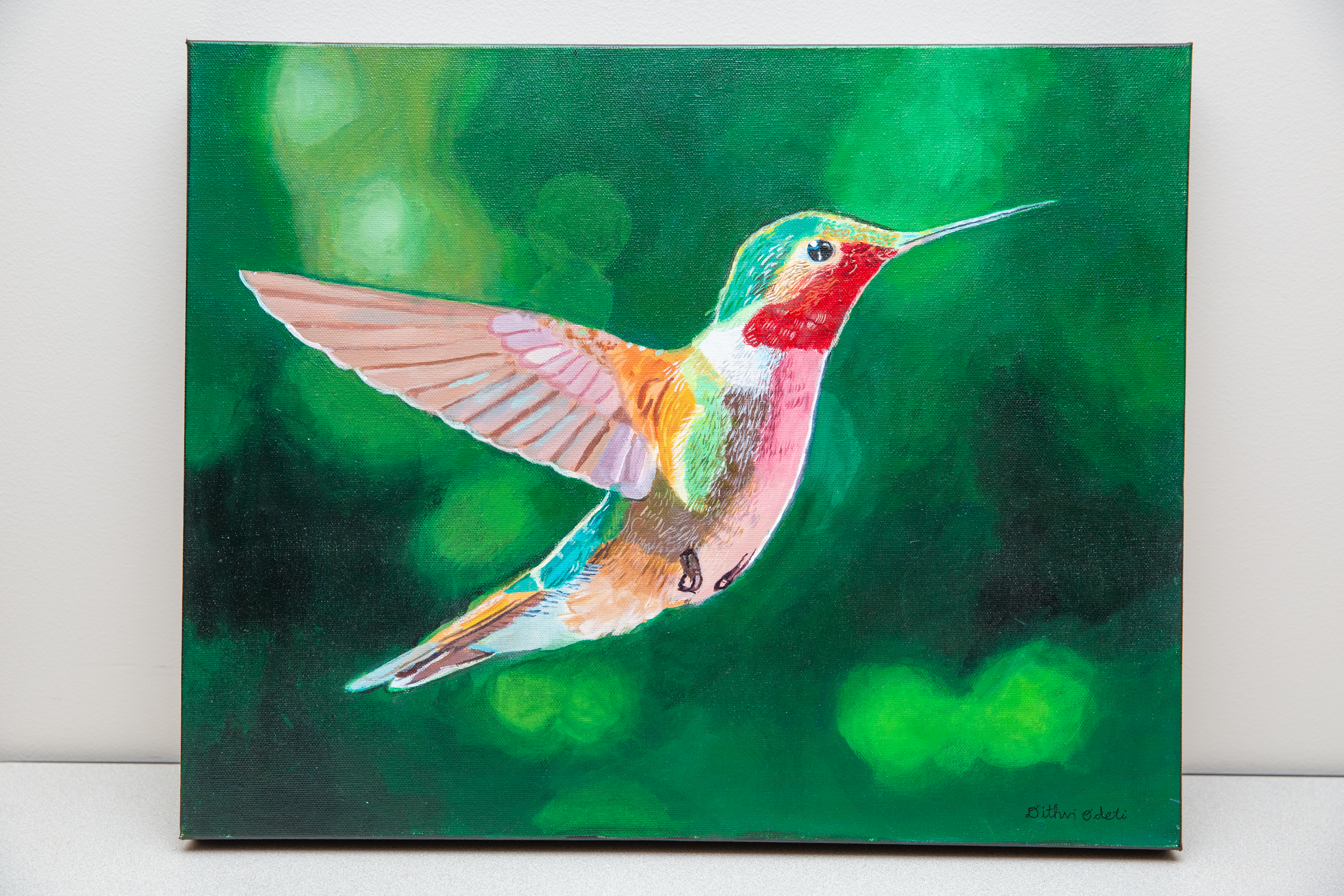 "The Hummingbird", Dithvi Odeti, Youth