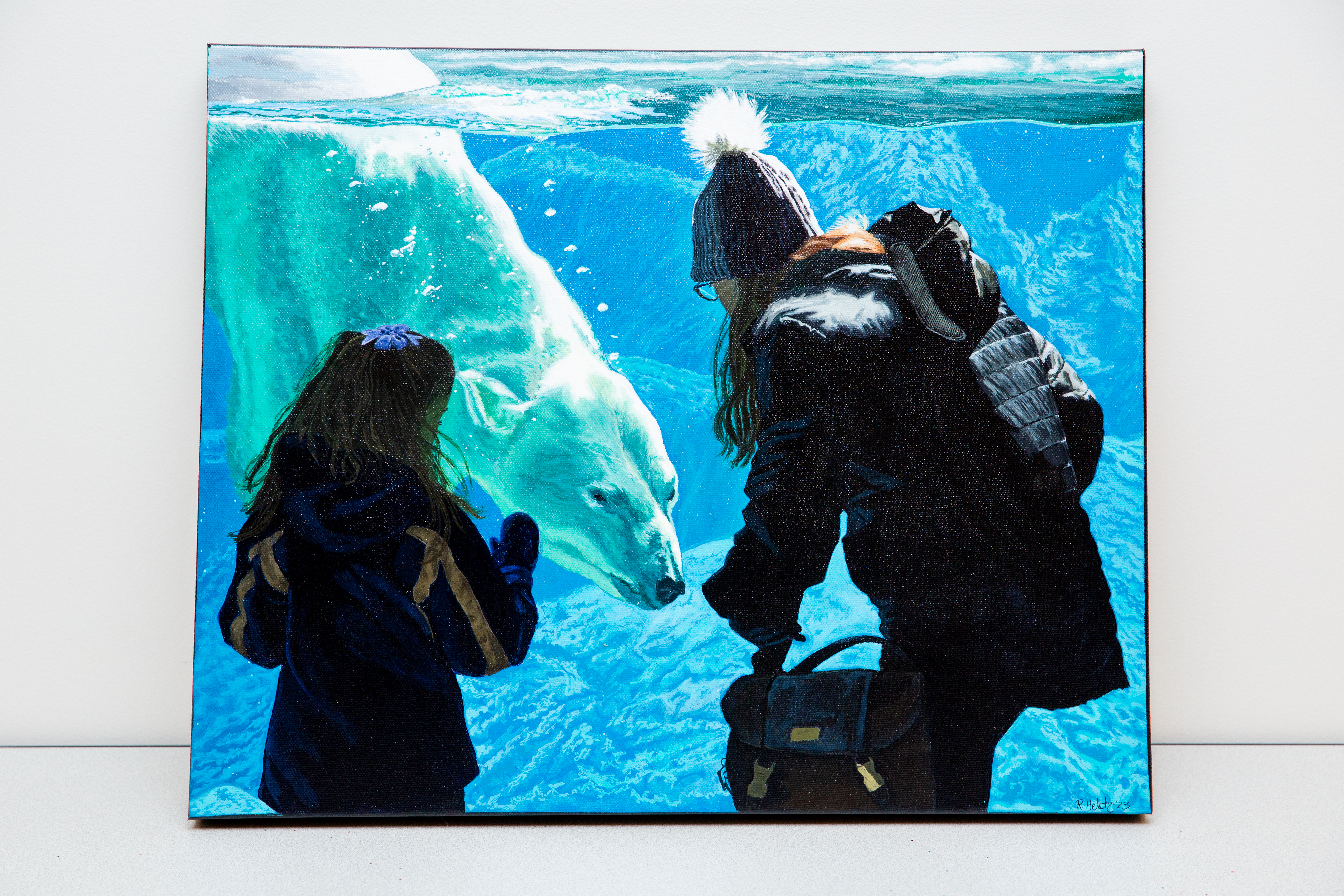 "Close Encounter with a Polar Bear", Rachel Heletz, Intermediate
