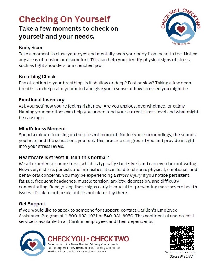 Check You - Check Two Checking on Yourself
