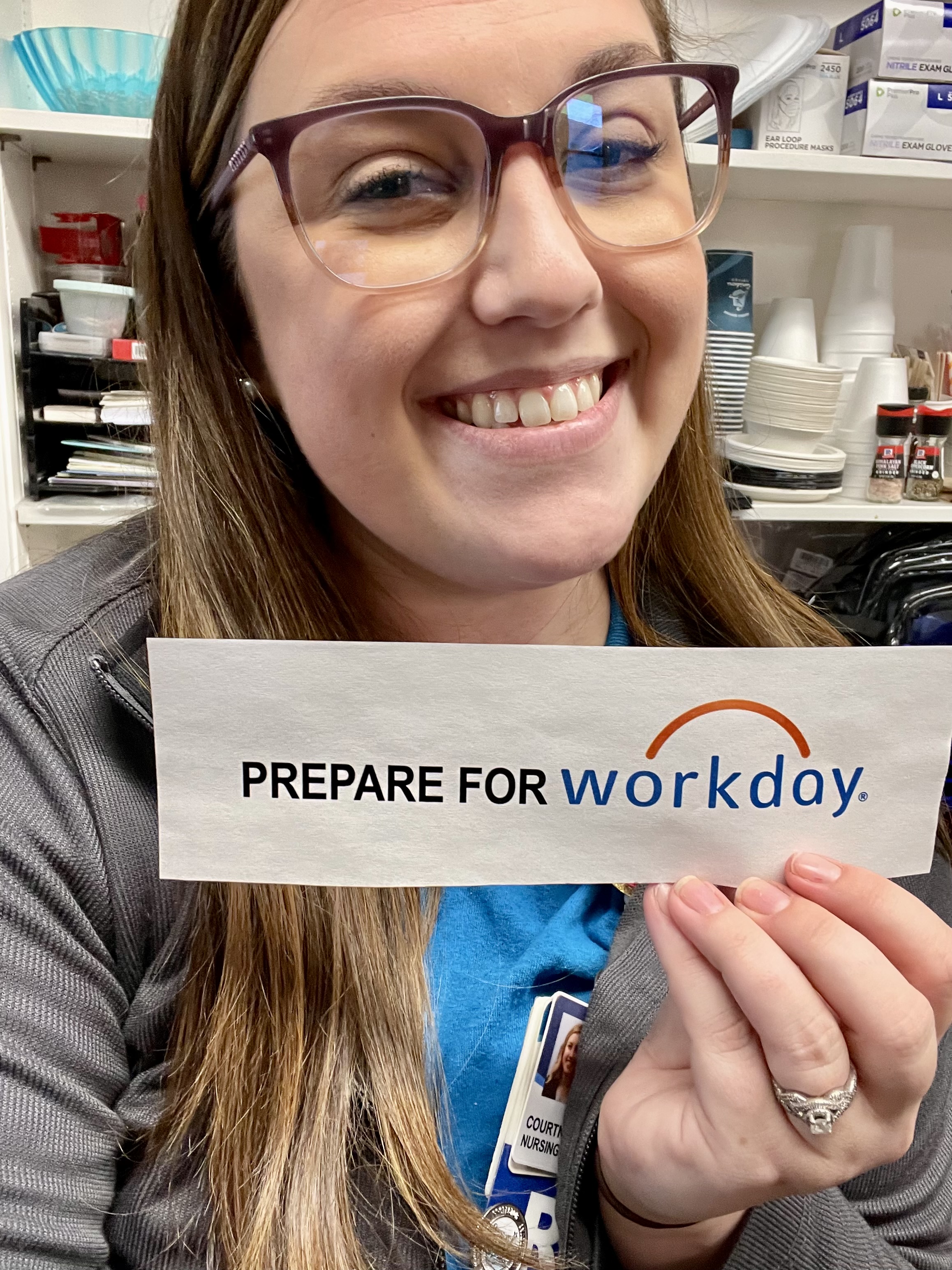 Courtney Hockman, Clinical Staff Teaching: "I’m most excited for charge nurse and preceptor 'badges' to be visible in UKG which will make preparing for the next shift much easier!"