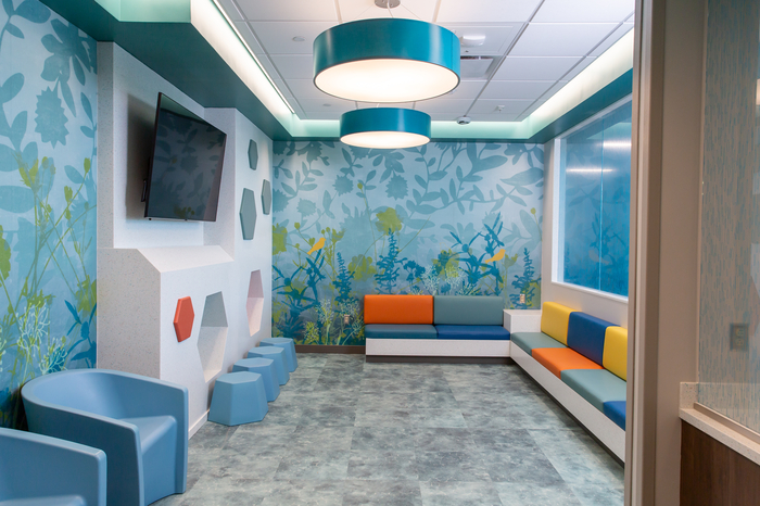 Pediatric ED waiting area