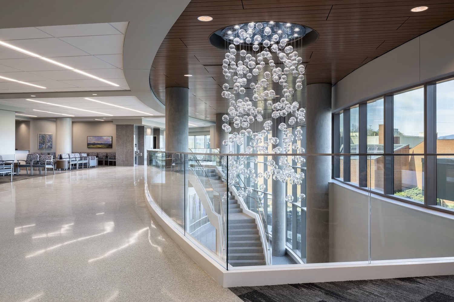 The third floor CVI lobby. Photo by Jeremiah Hull, ESa