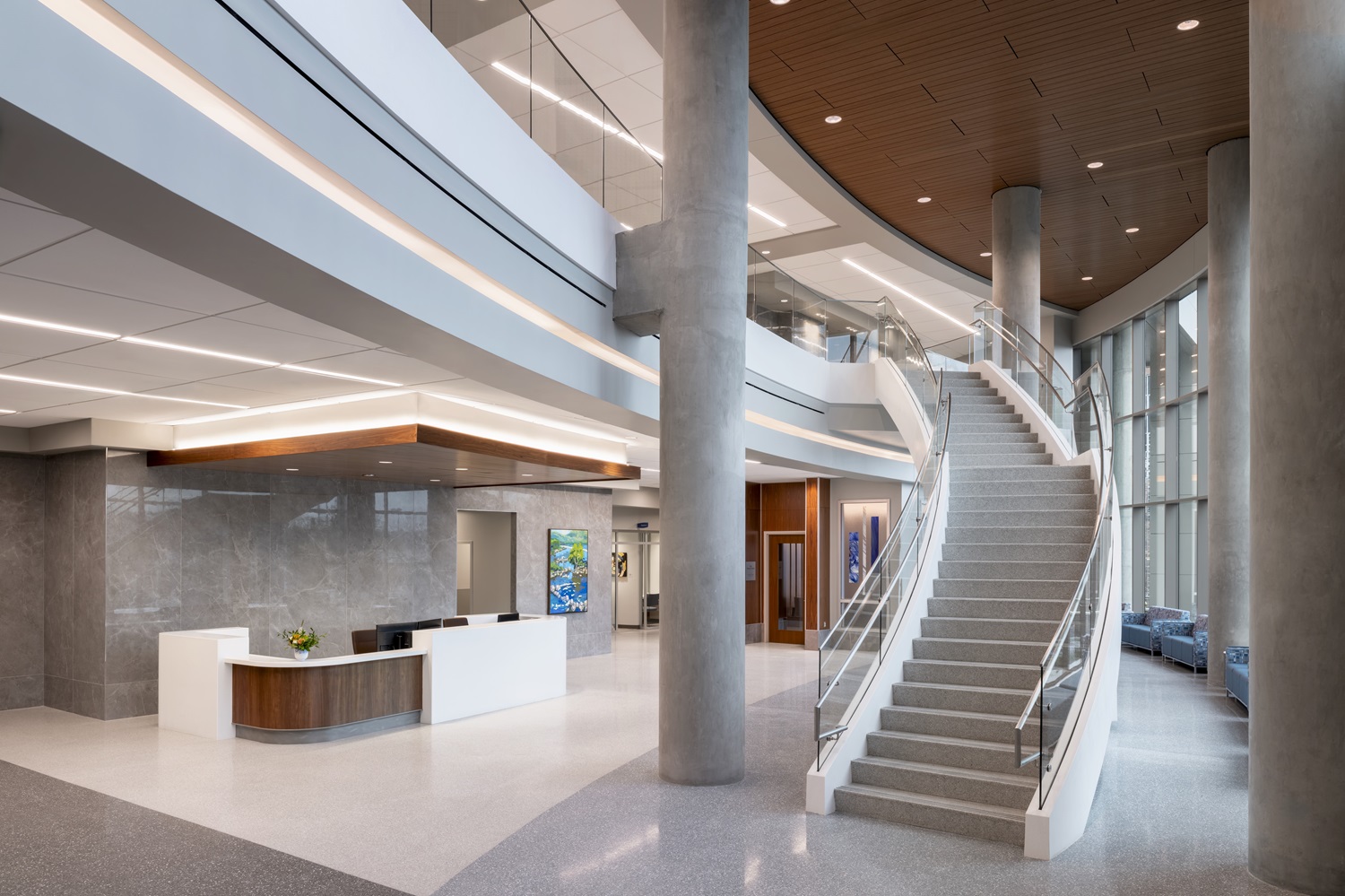 The main lobby. Photo by Jeremiah Hull, ESa