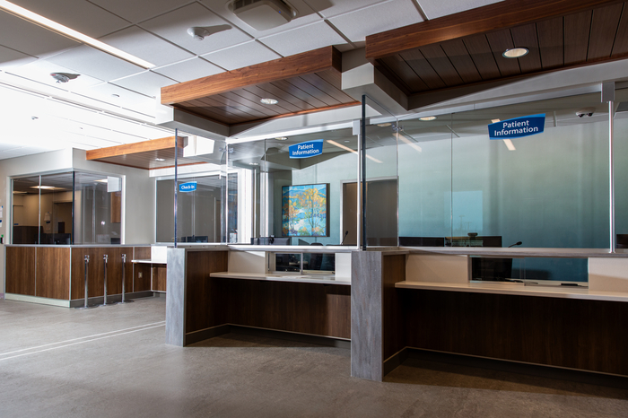 ED check-in area