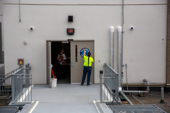 Helipad entry to CST