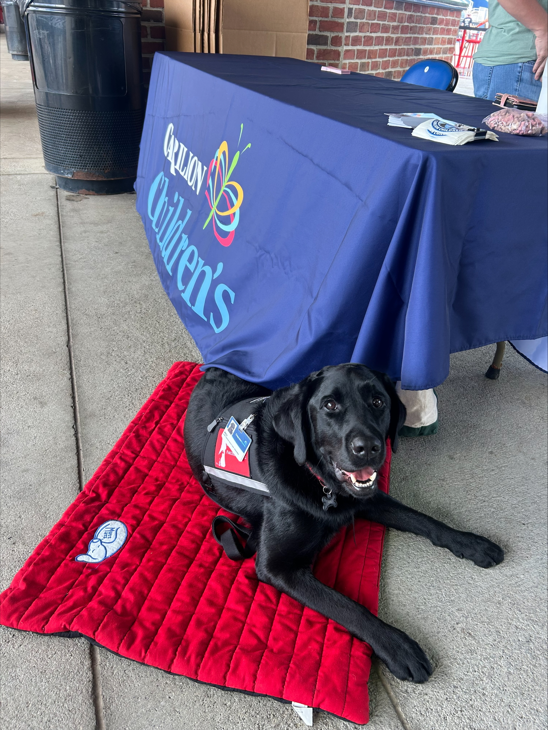 Wali waiting on school supply donations at the Salem Red Sox game