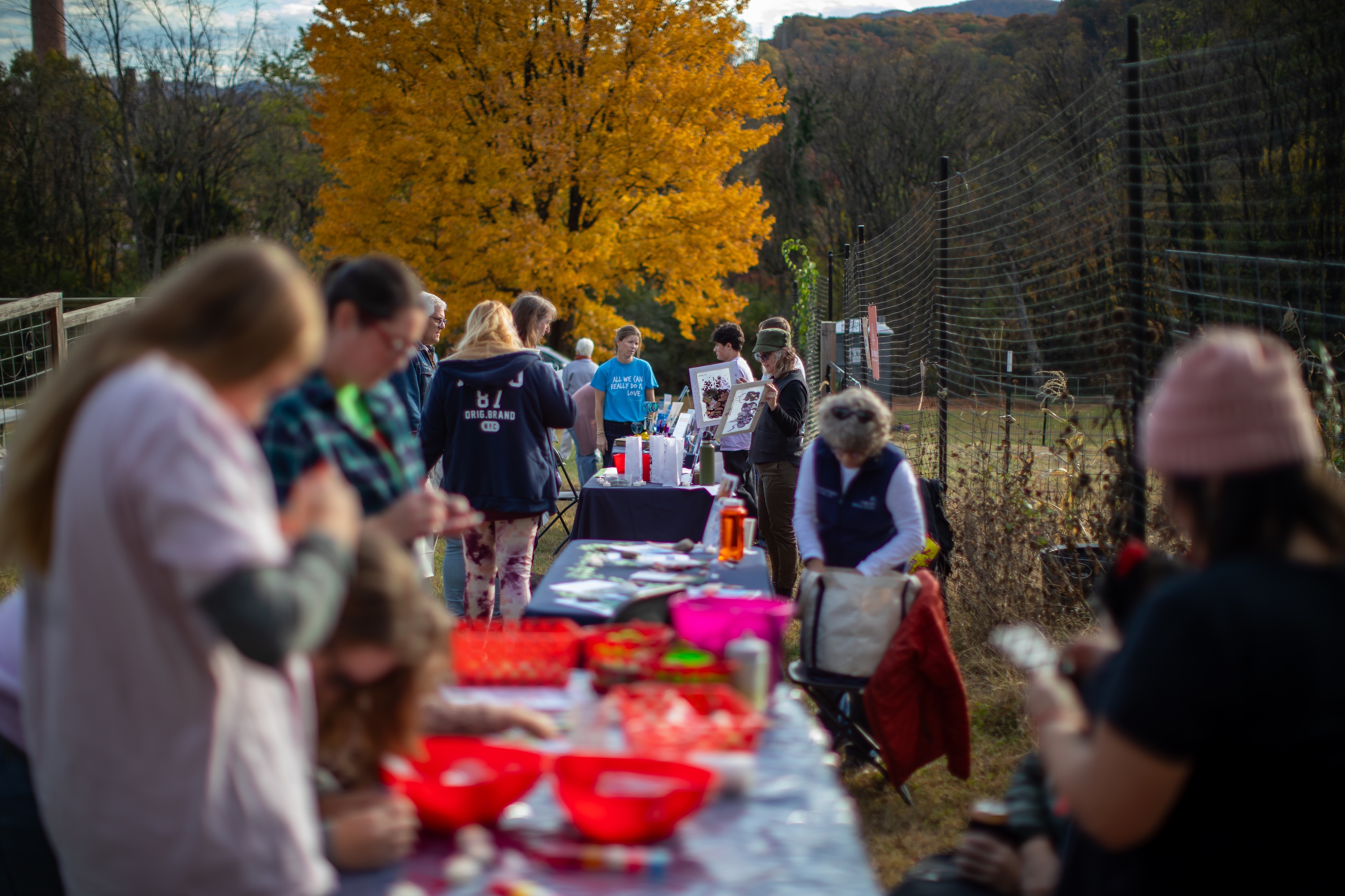 Vendors share art activities and community resources