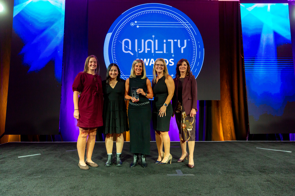 The Excellence in Advancing Care Delivery Award was titled "Increased Access to Care by Reduction in Capped Beds Due to Staffing."