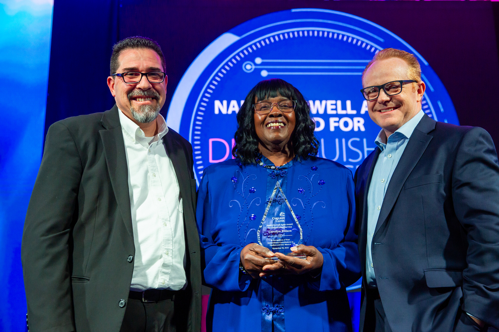 Carolyn Wilson received the Nancy Howell Agee Award for Distinguished Service.