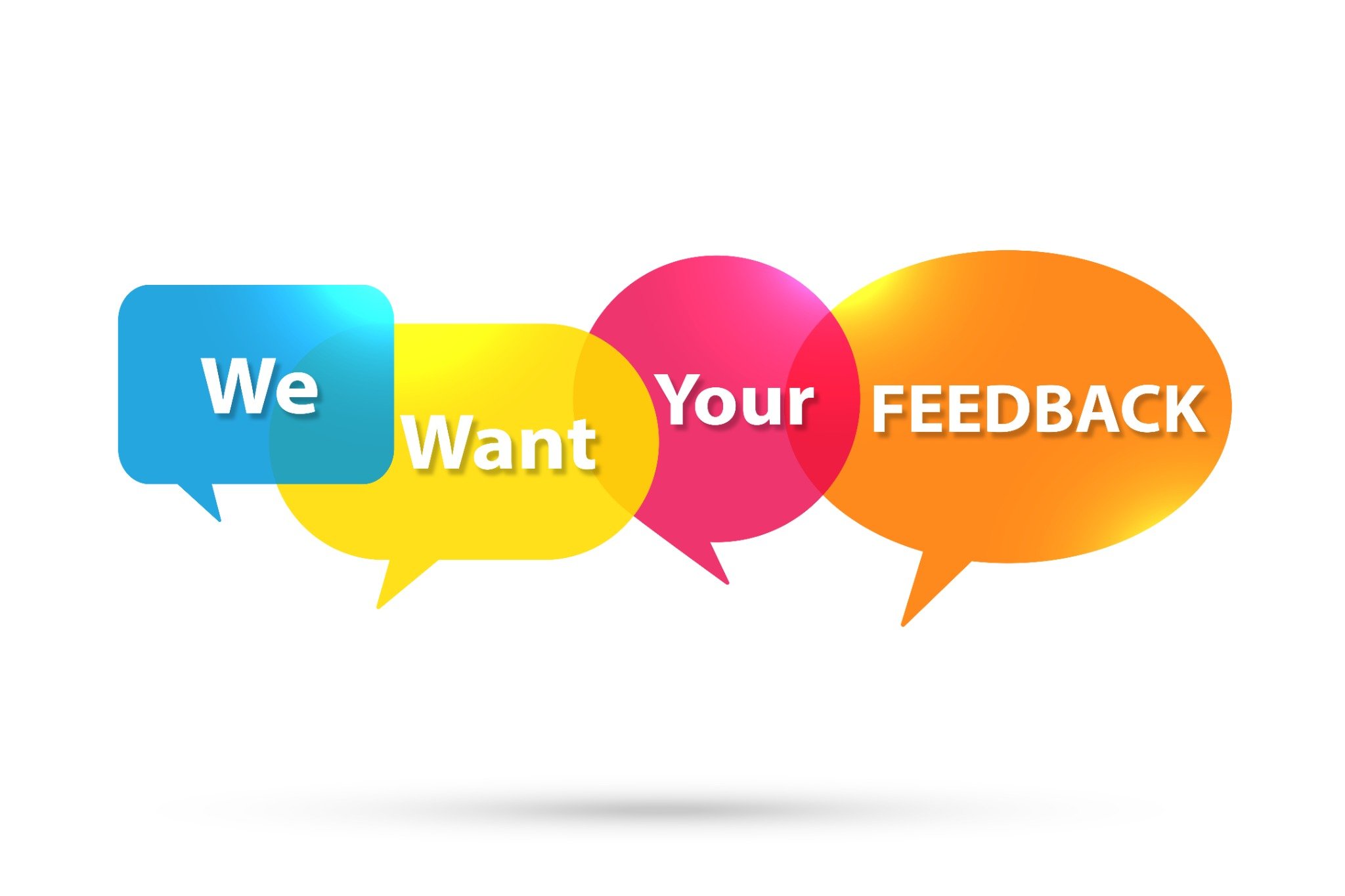 we want your feedback image
