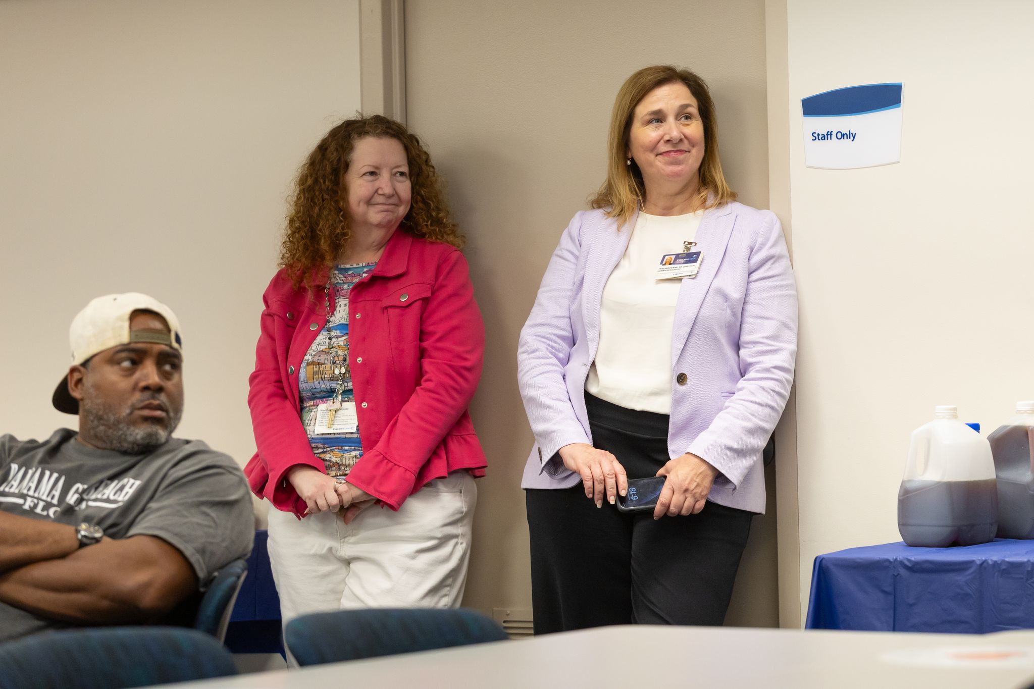 Becky Saeger, senior Human Resources consultant, with Tara Wiedeman, senior director, Human Resources
