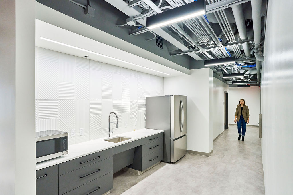 RoVa Labs at Carilion Clinic kitchen space