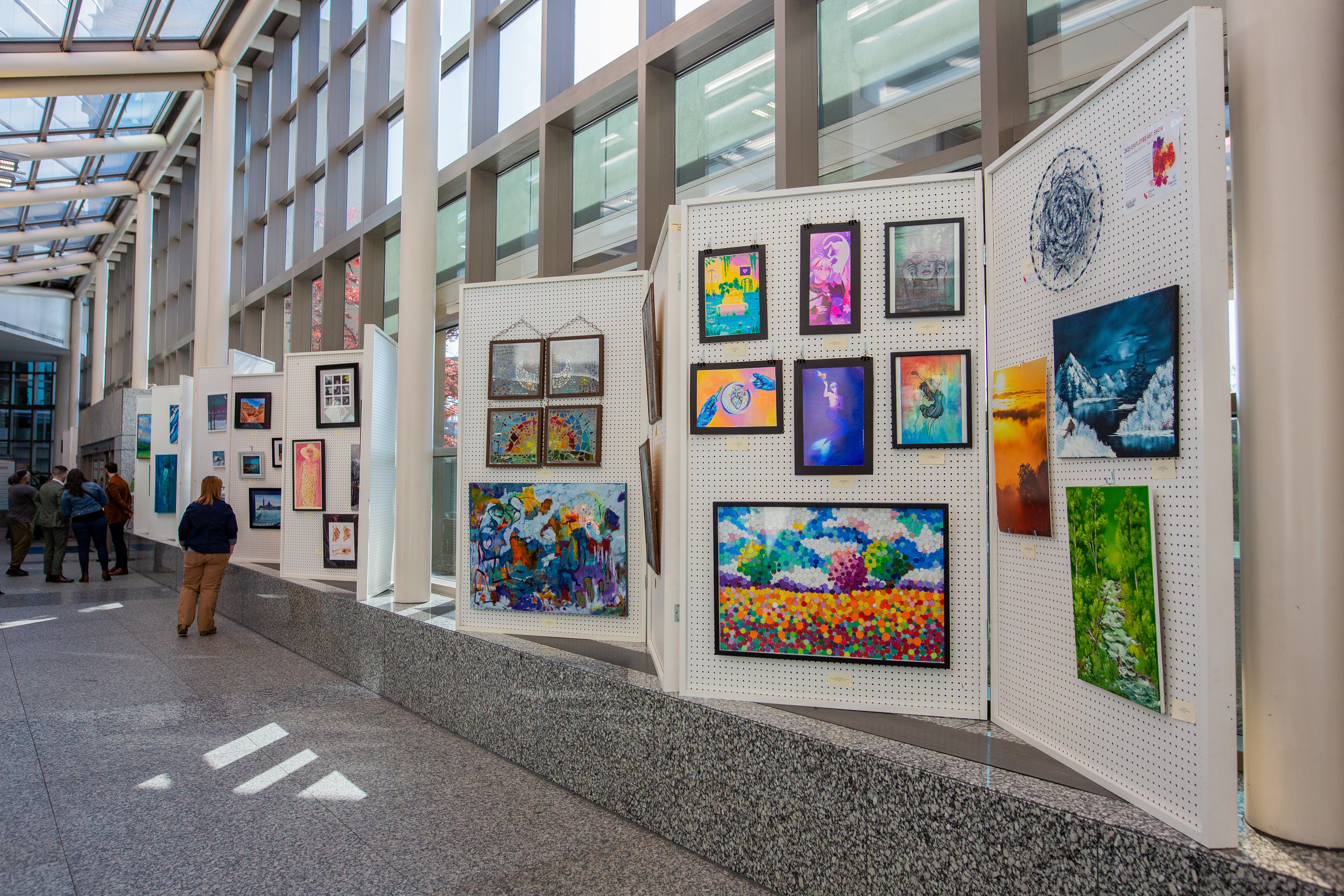 Employee Art Show at CRMH lobby, 2025