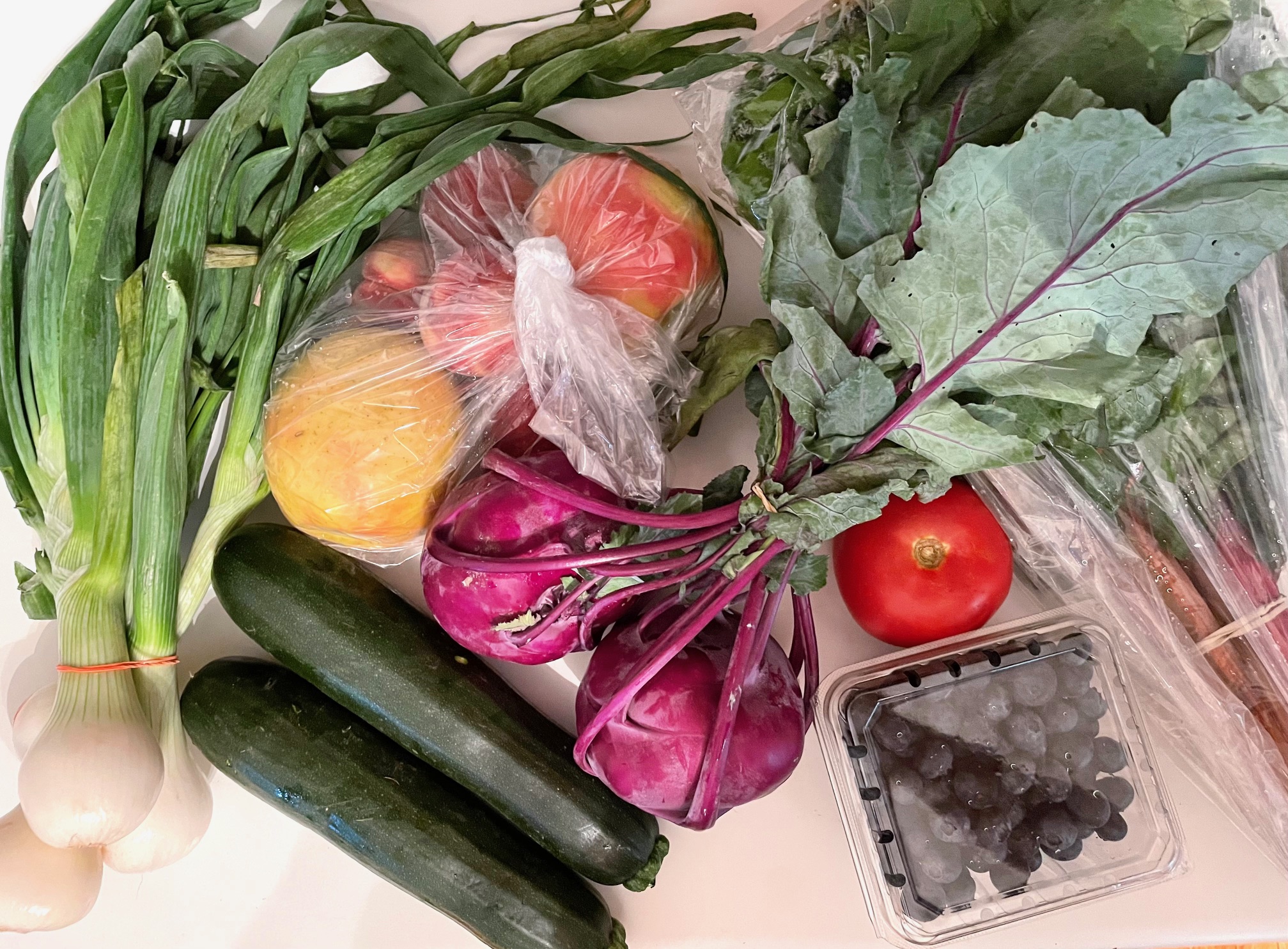 An example of produce in a LEAP farm share
