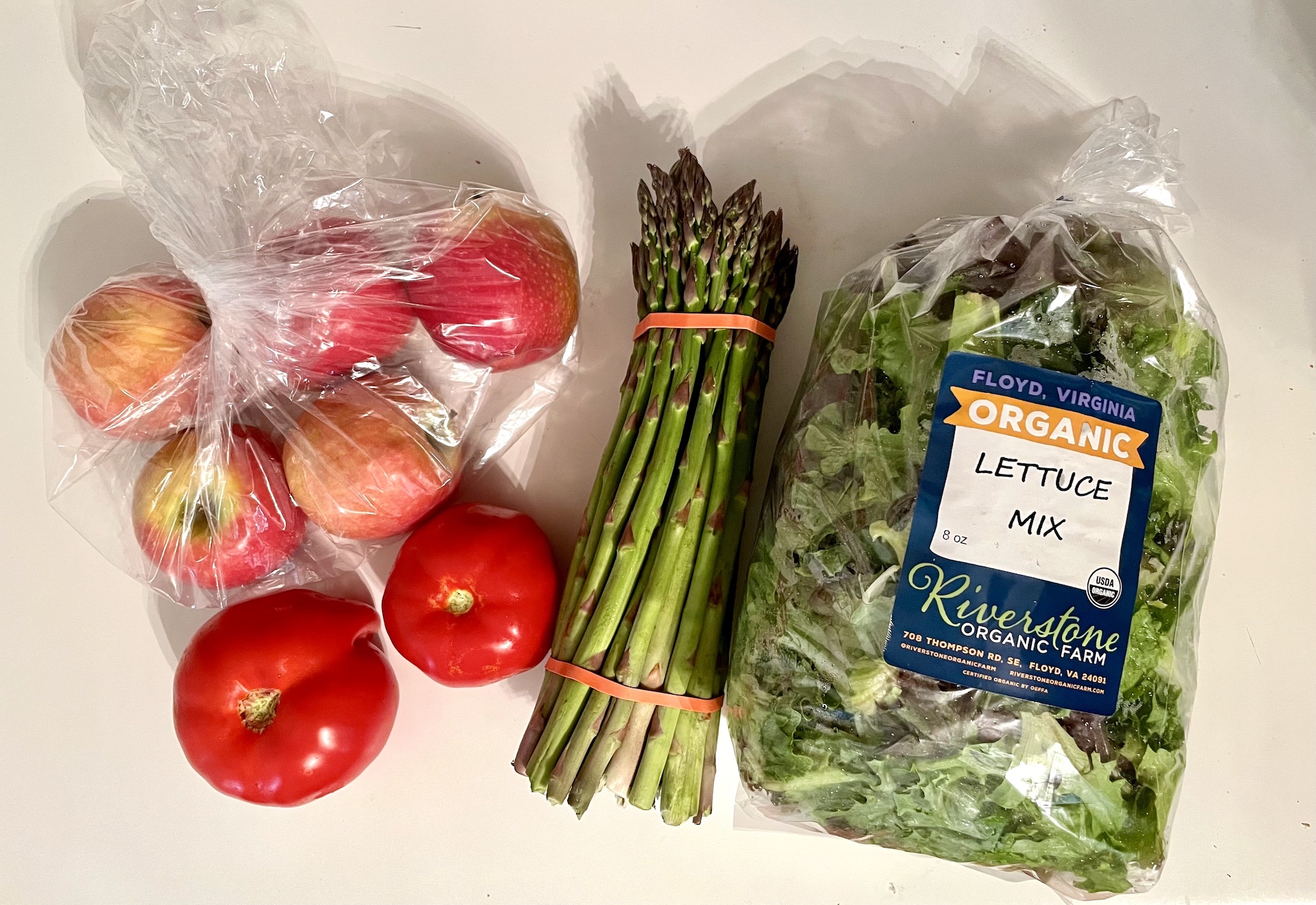 An example of produce in a LEAP farm share
